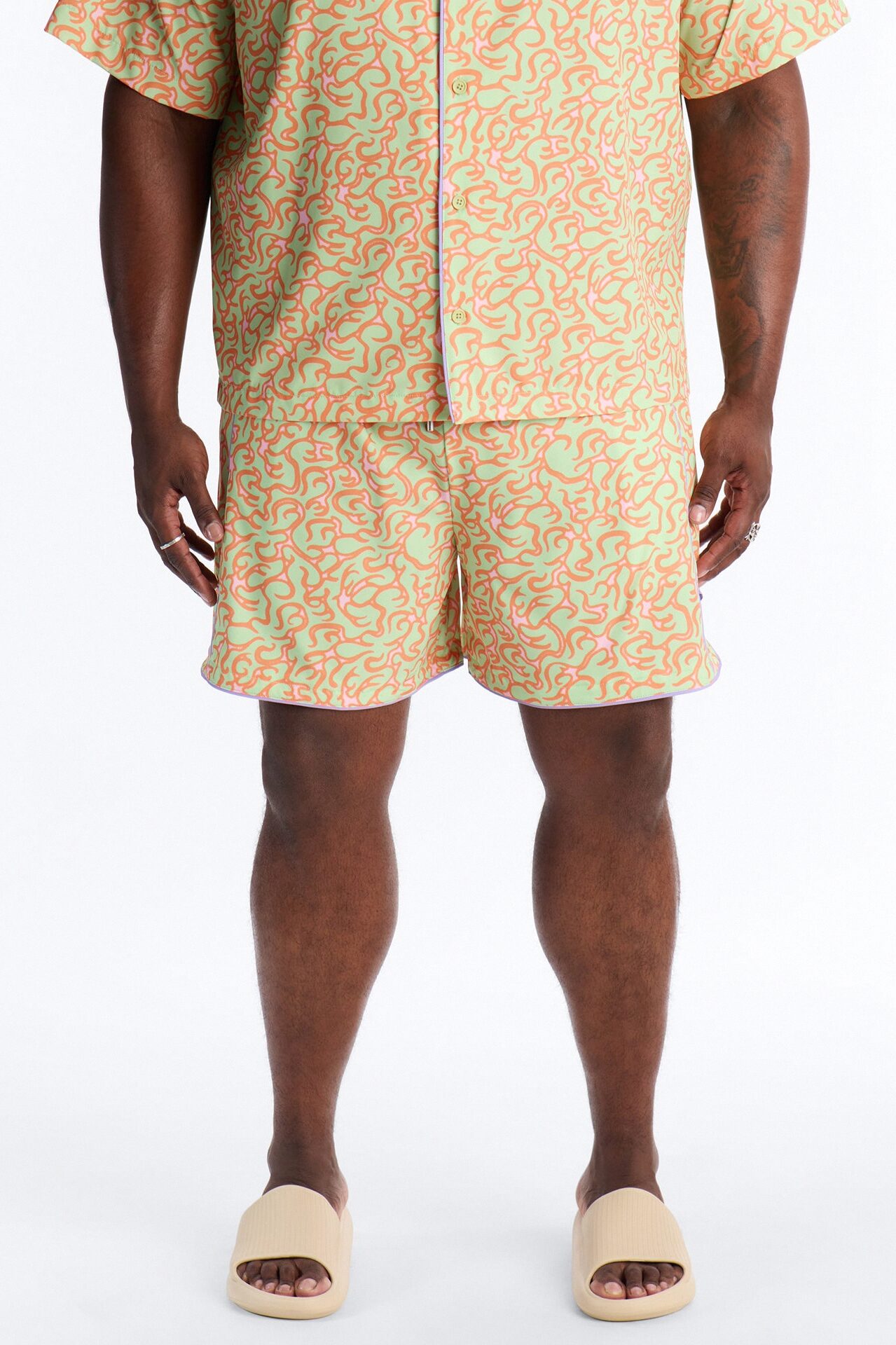 Spring Break Fling Swim Trunk 6″ - Multi Color