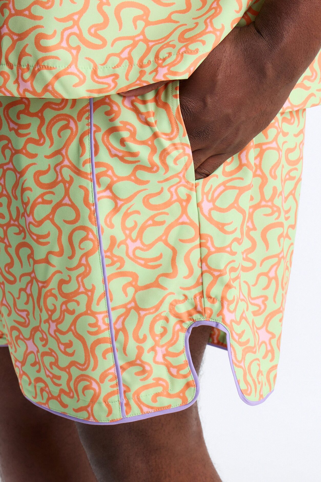 Spring Break Fling Swim Trunk 6″ - Multi Color