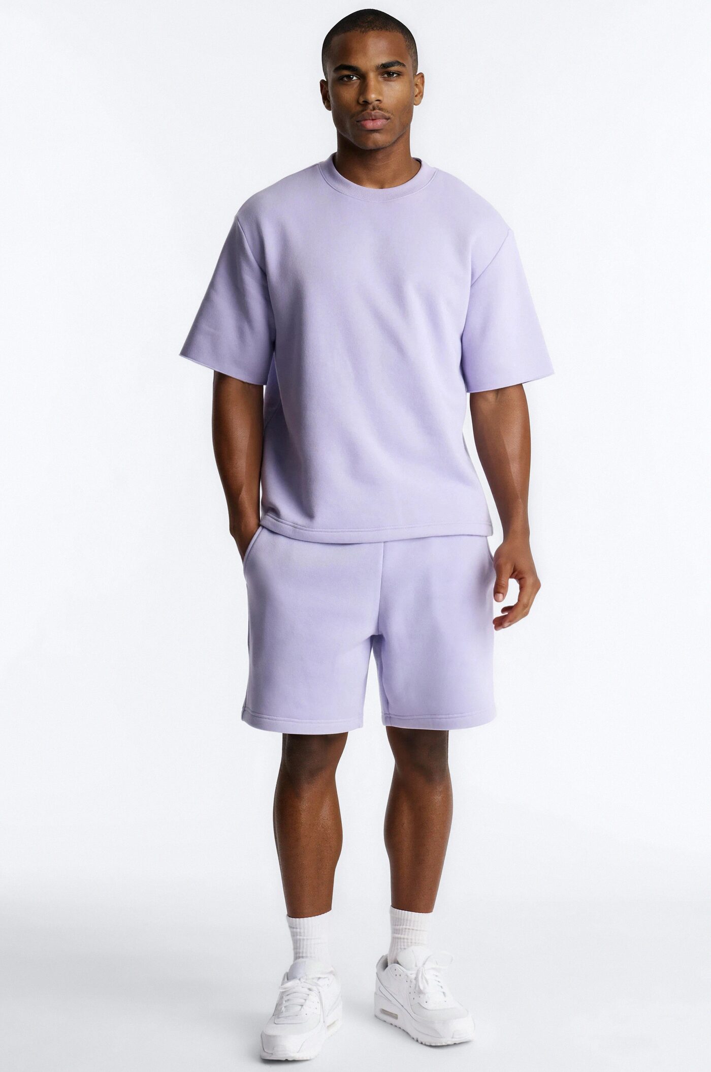 Tyson Sweatshort - Lavender
