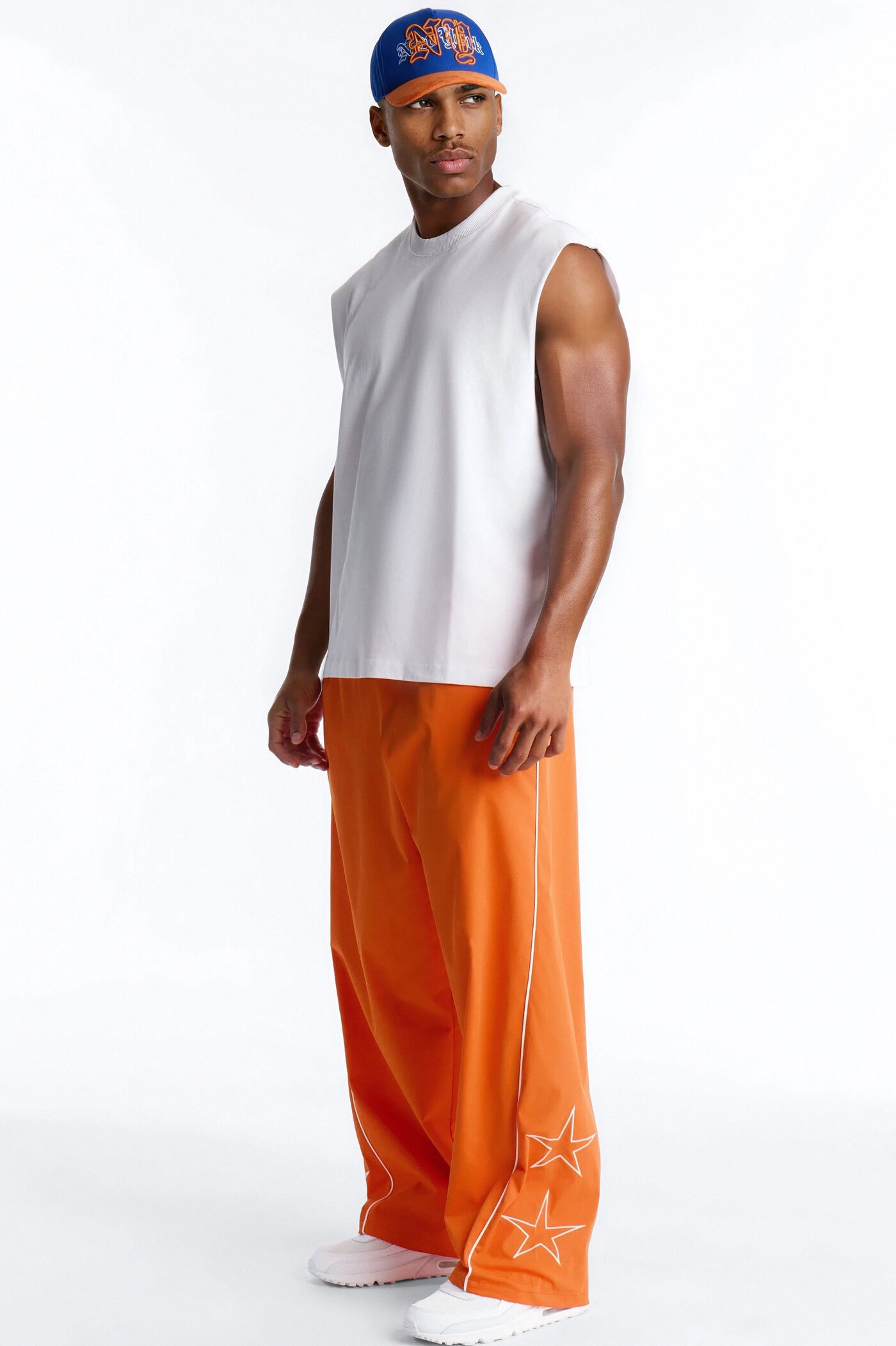 Star Boi Baggy Pants - Orange