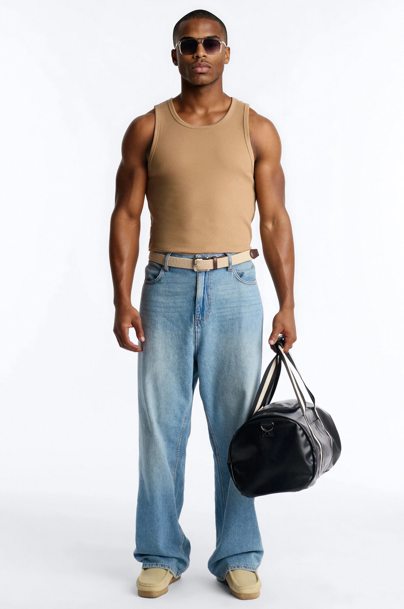 Classic Ribbed Tank Top - Chocolate