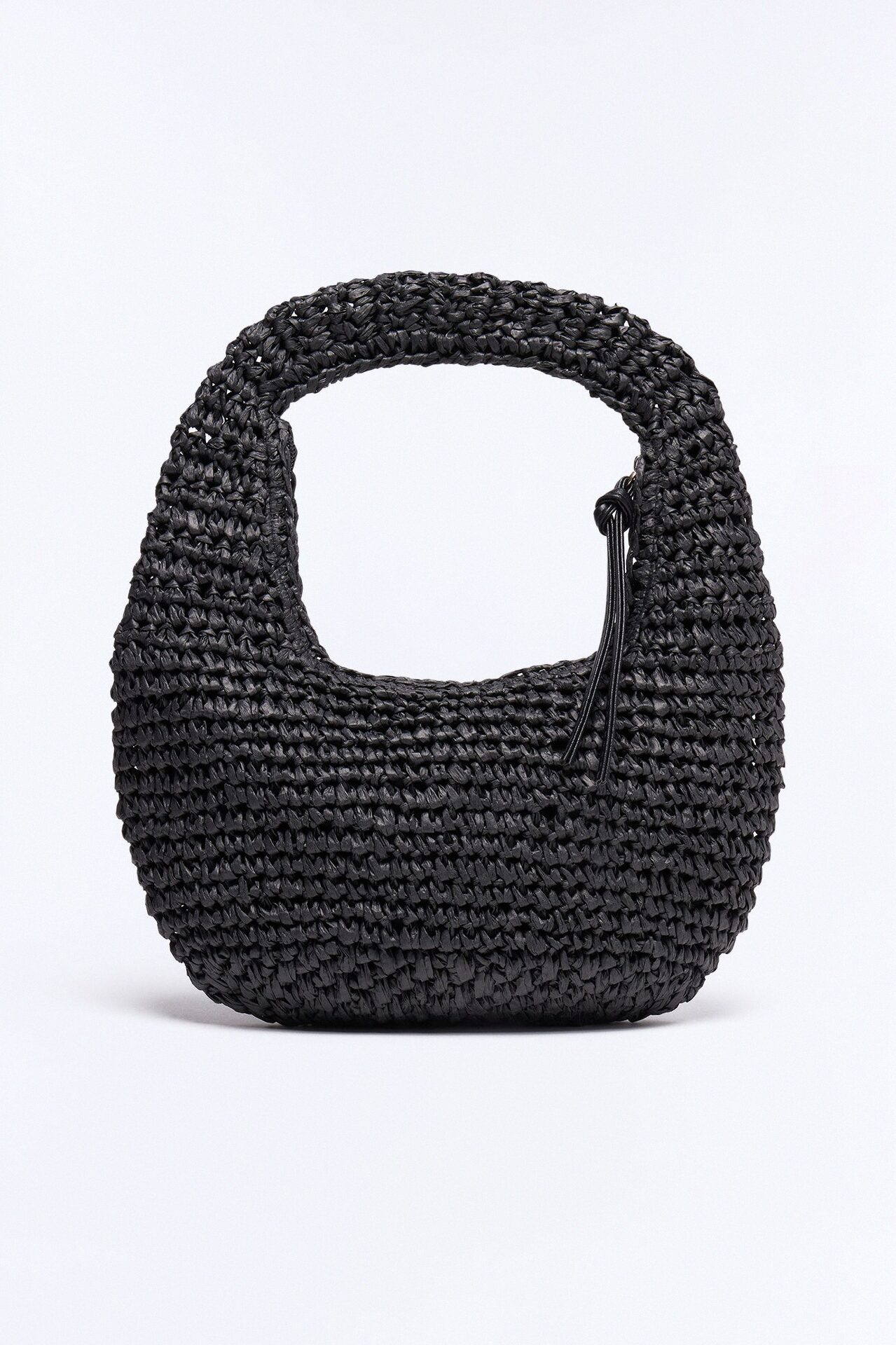Amalfi Dreams Straw Bag - Black