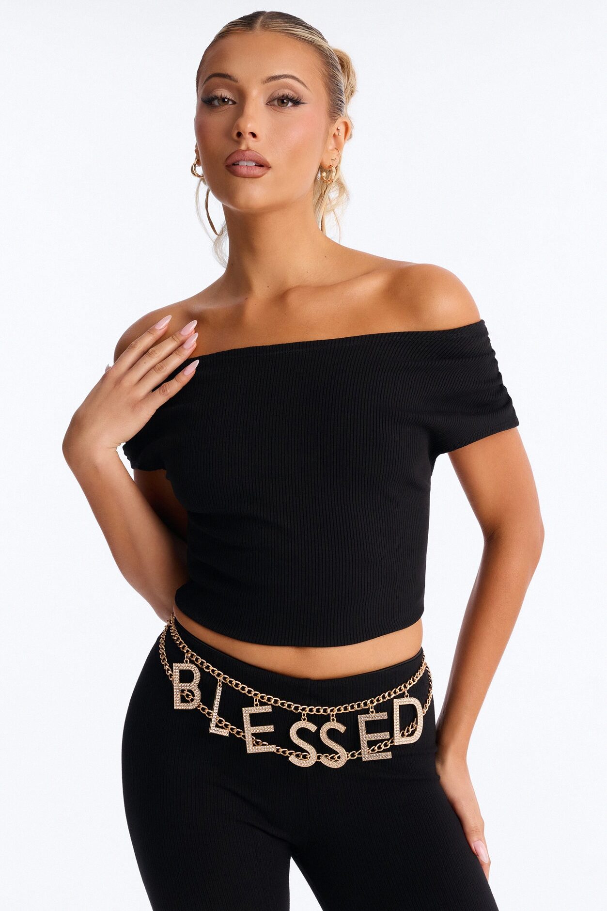 Always Blessed Hardware Chain Belt - Gold