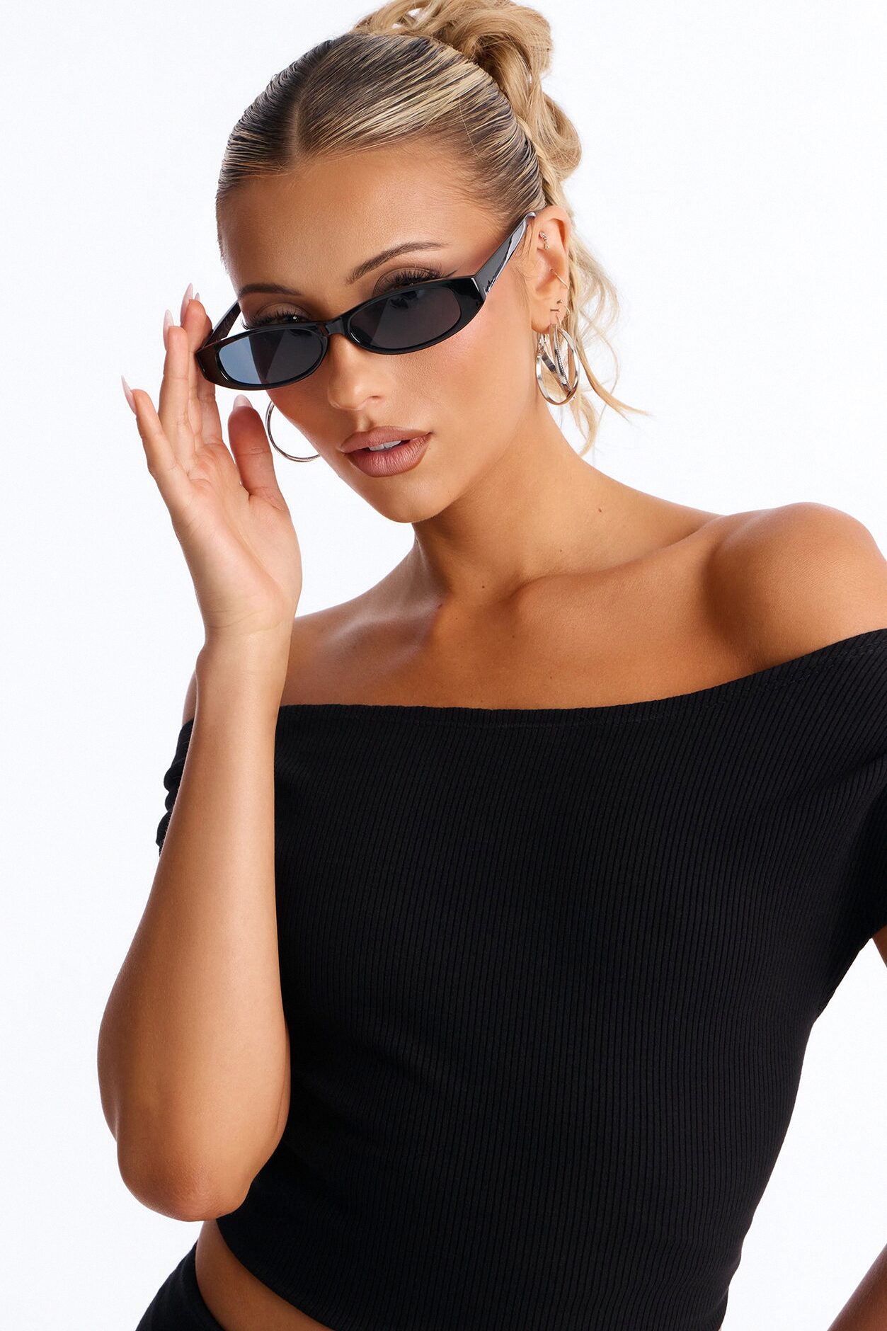 Latte Afternoon Sunglasses - Black