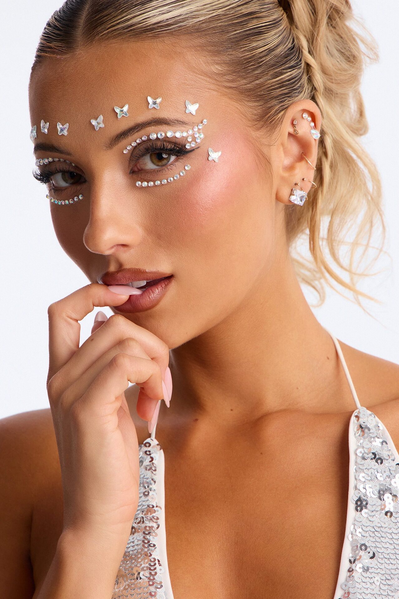 Like Raindrops Eye Gem Stickers - Clear