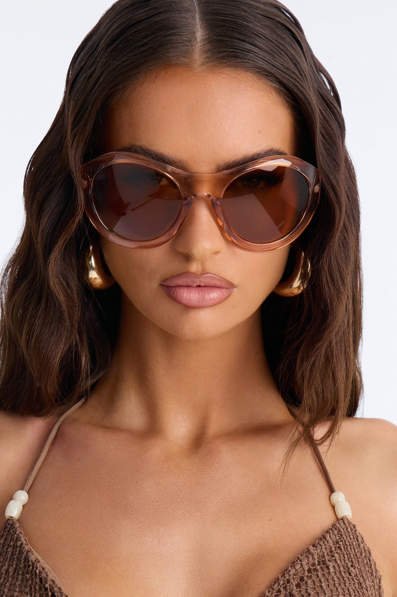 Bugged Out Sunglasses - Nude