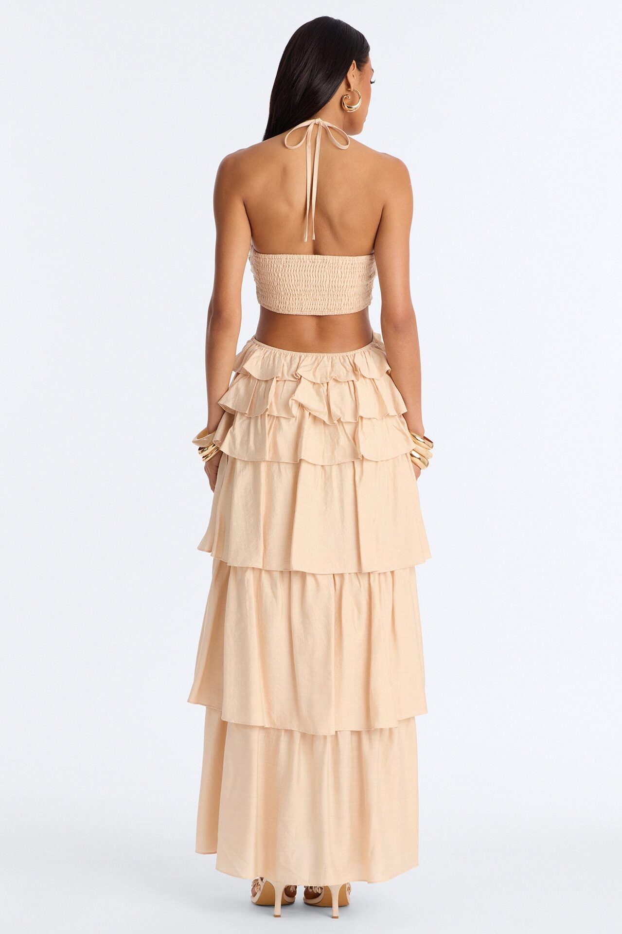 Chic Before Noon Maxi Dress - Oatmeal