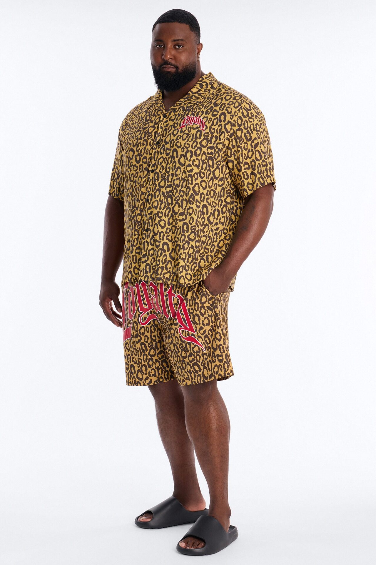 Loyalty In The Wild Swim Trunk 7″ - Leopard