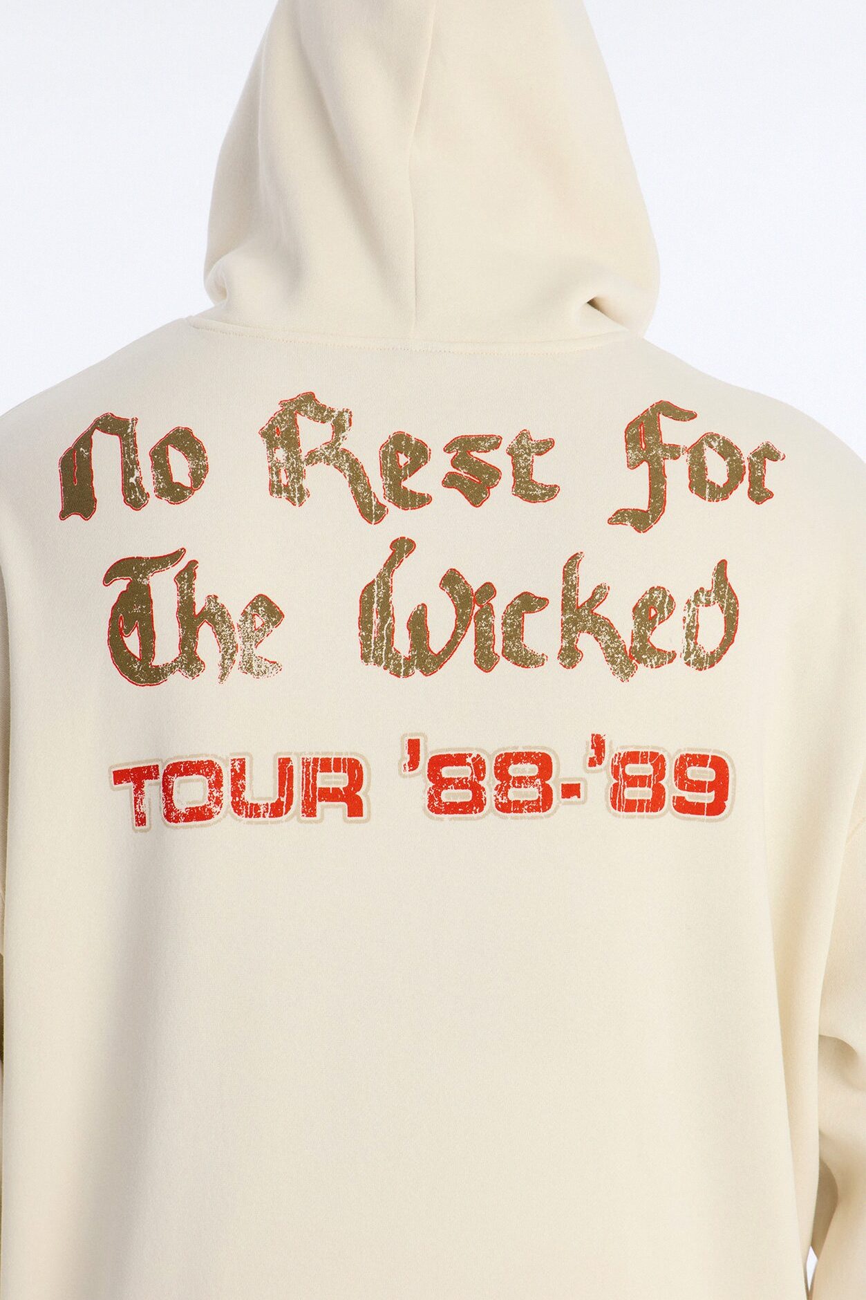 Ozzy Osbourne Tour 88 Vintage Hoodie - Cream