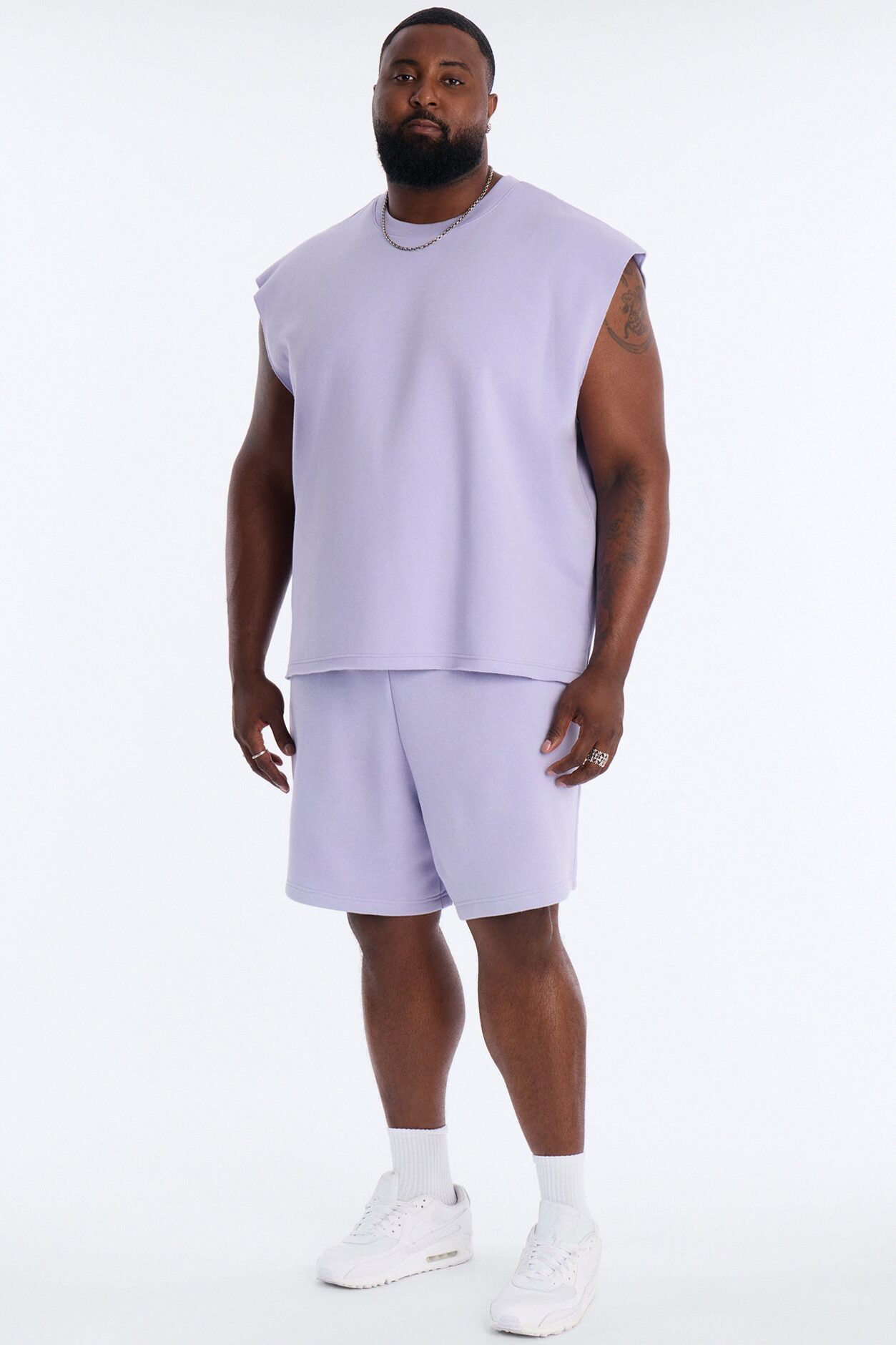 Tyson Relaxed Muscle Tee - Lavender