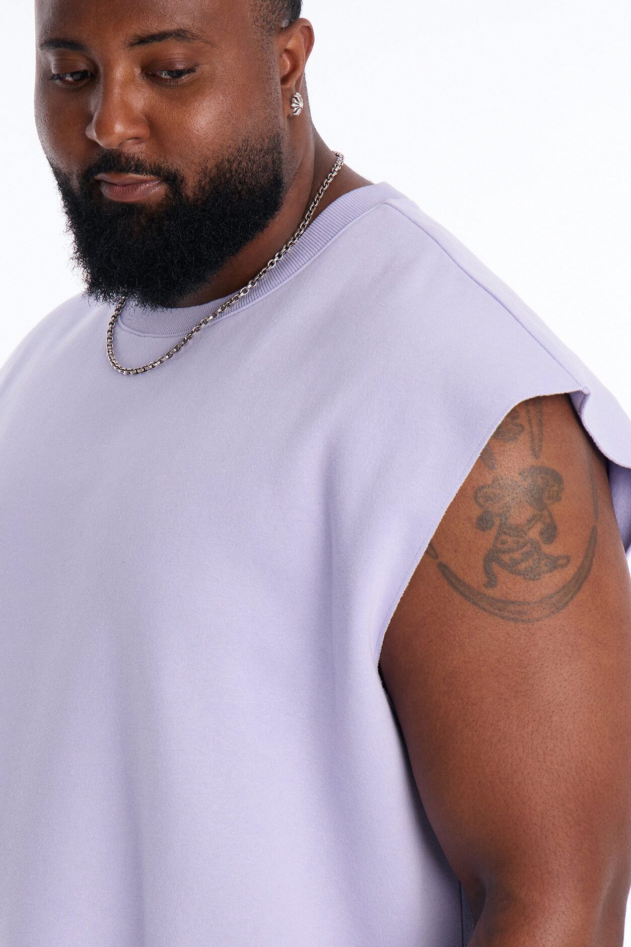 Tyson Relaxed Muscle Tee - Lavender