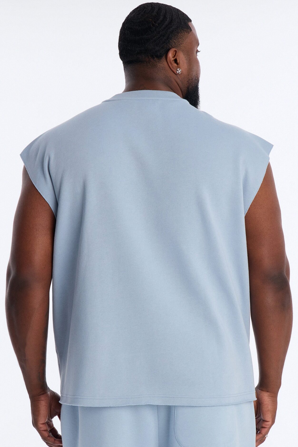Tyson Relaxed Muscle Tee - Slate Blue