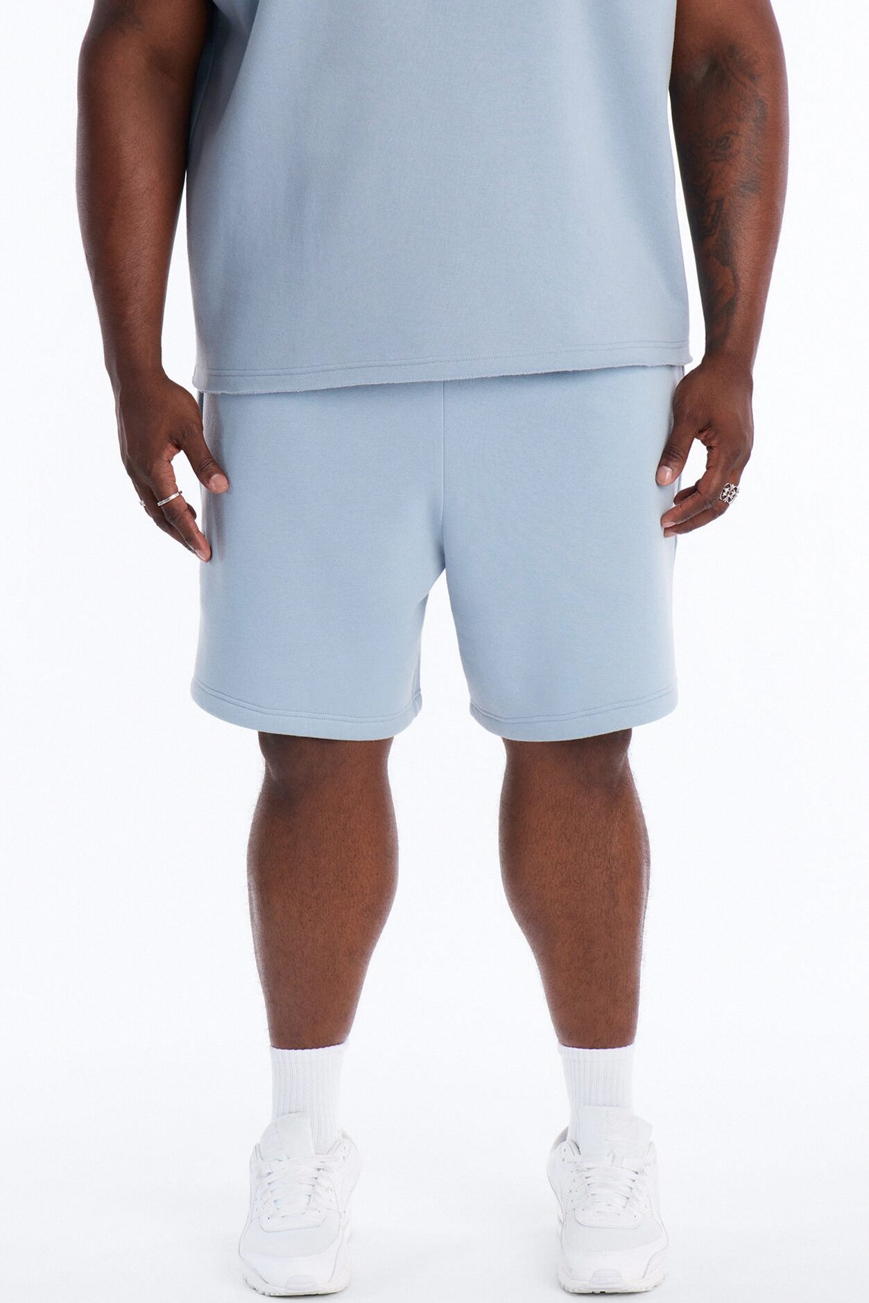 Tyson Sweatshort - Slate Blue
