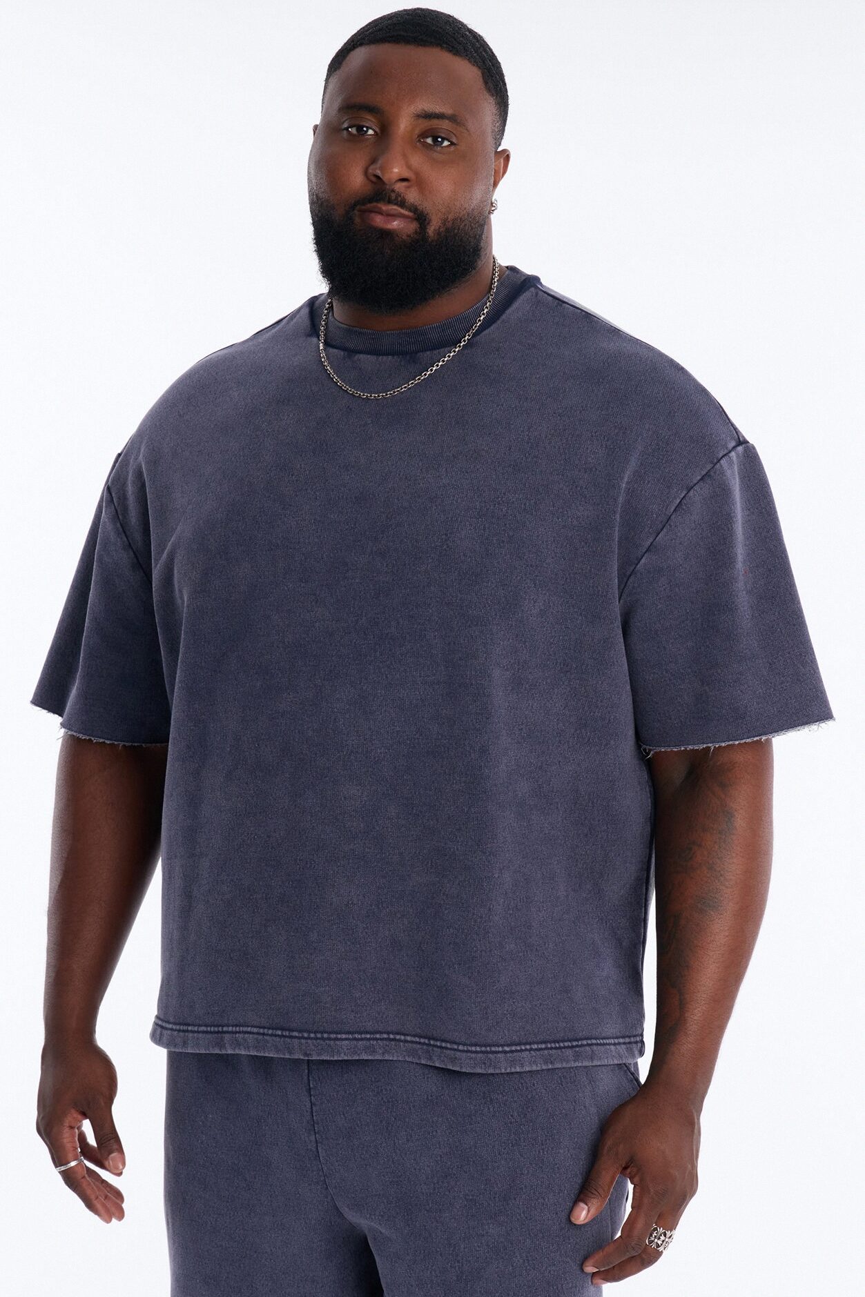On The Go Washed Tee - Navy