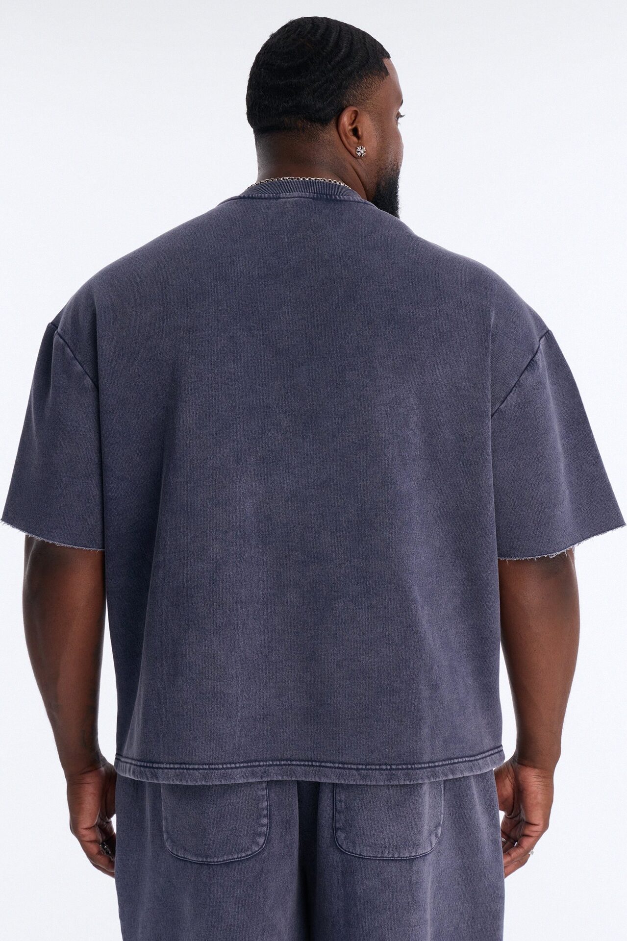 On The Go Washed Tee - Navy