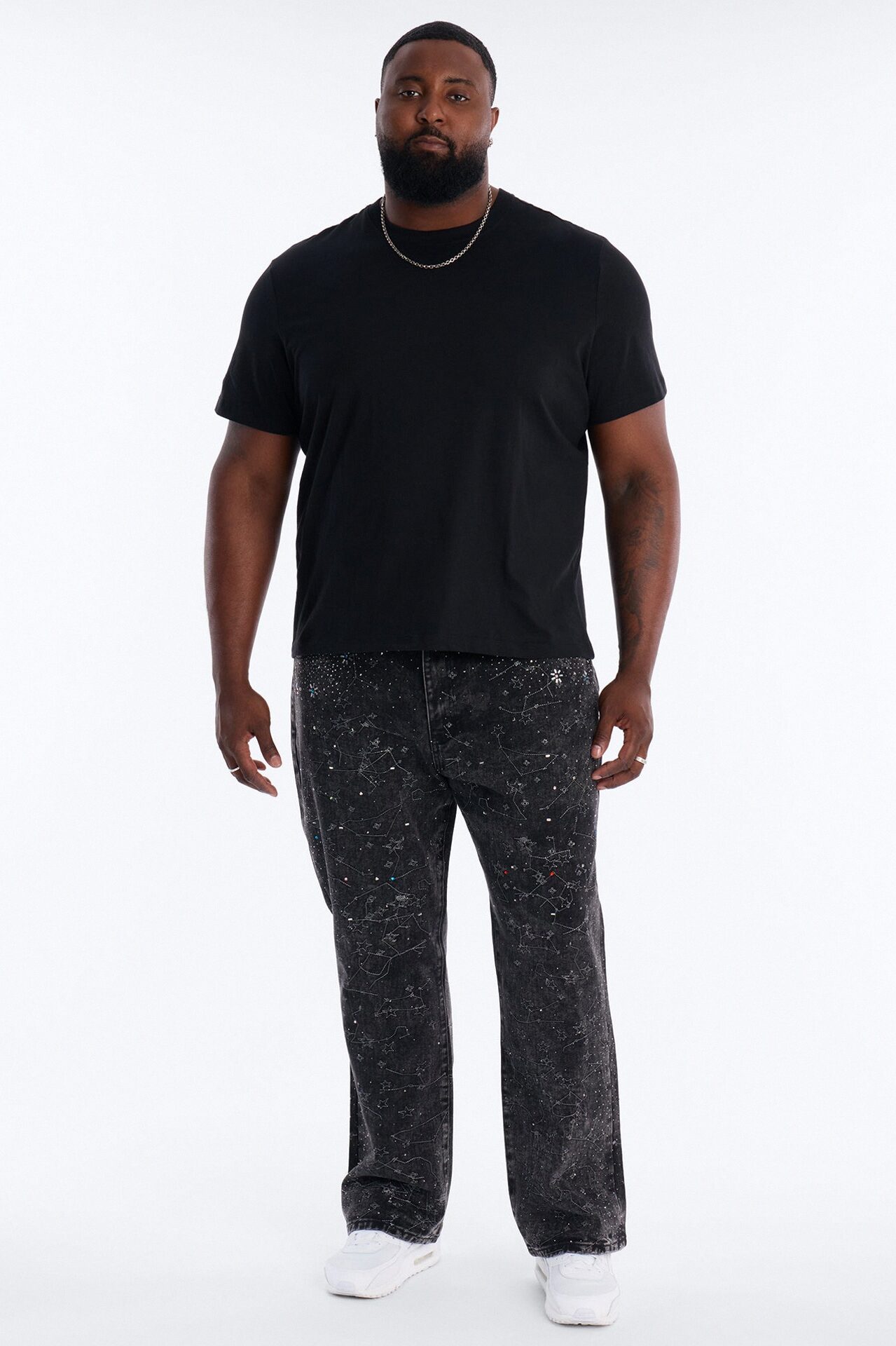 Straight Flare Eclipse Jean - Black Wash