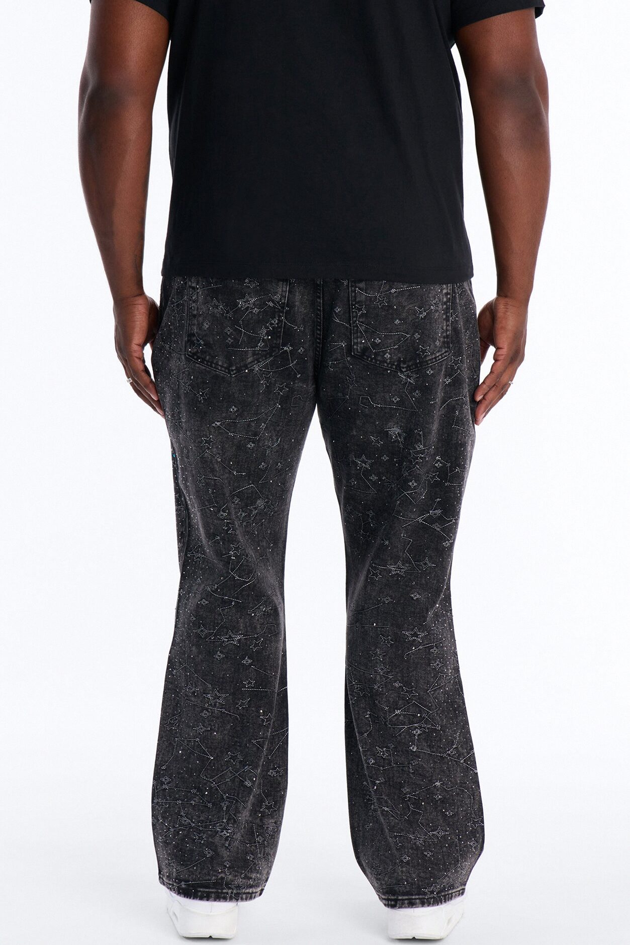 Straight Flare Eclipse Jean - Black Wash