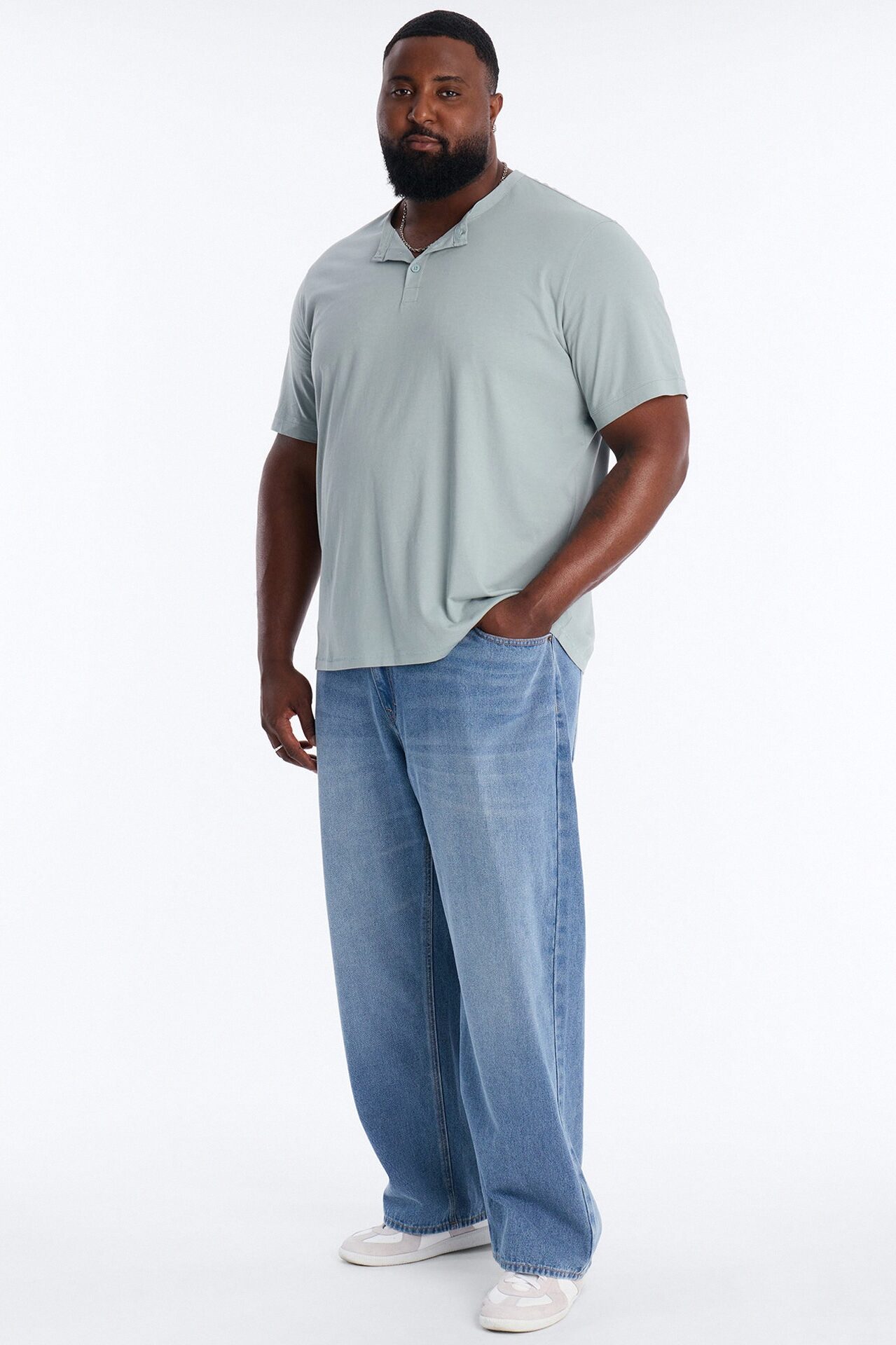 Essential Baggy Rigid Jean - Medium Blue Wash