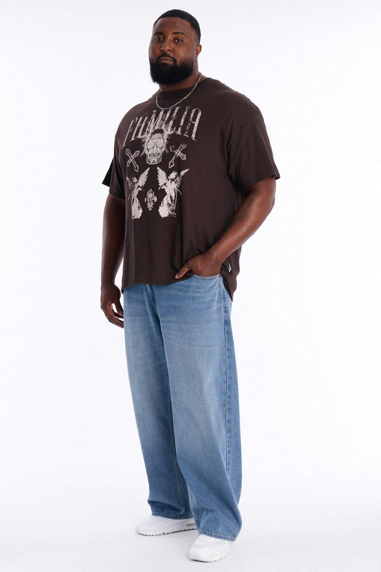 La Familia Angels Short Sleeve Tee - Brown