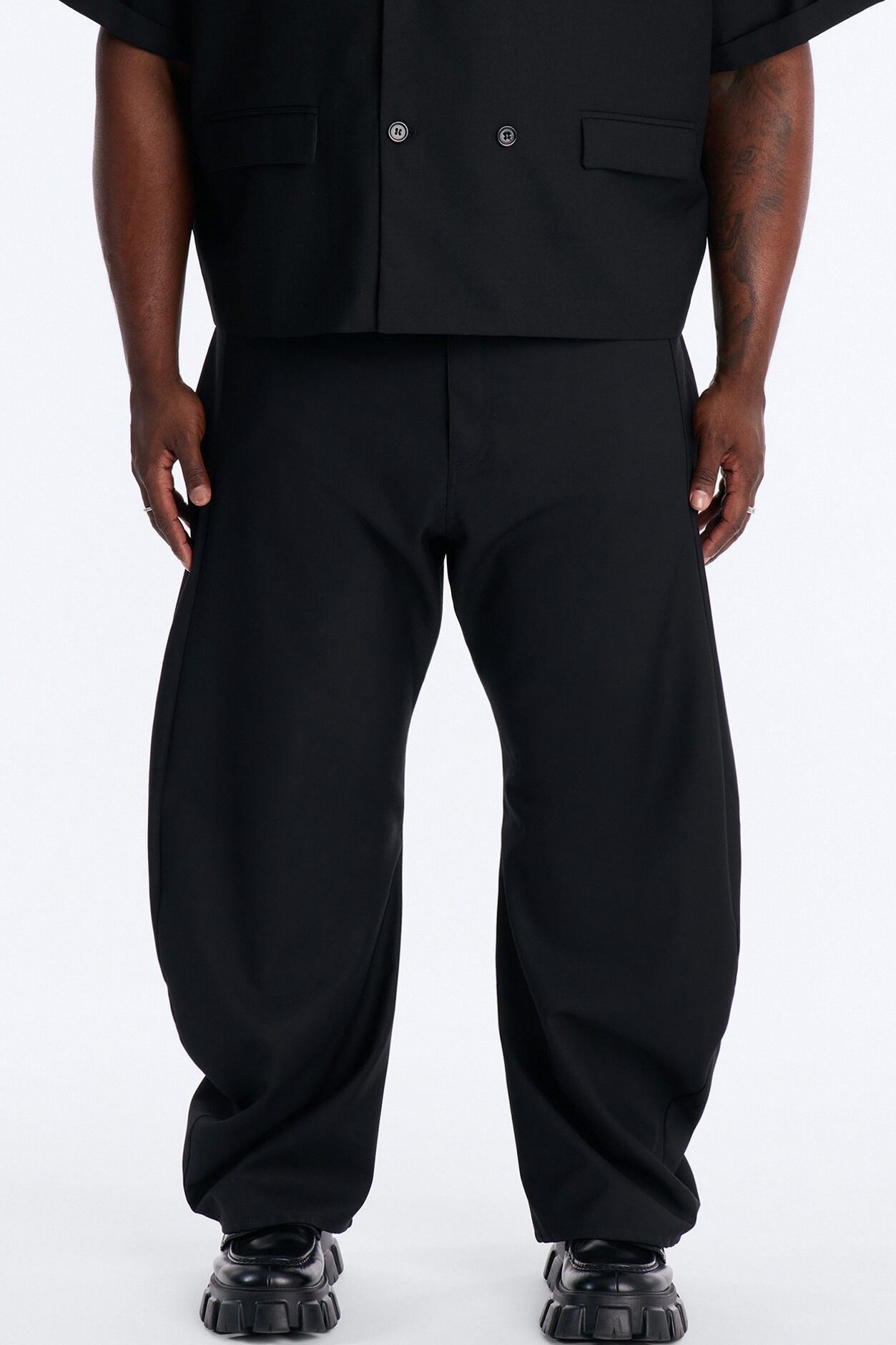 Baggy Icon Quad Trouser - Black