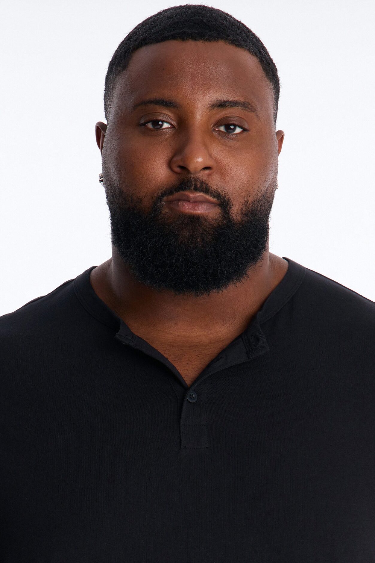 Your Everyday Classic Henley - Black