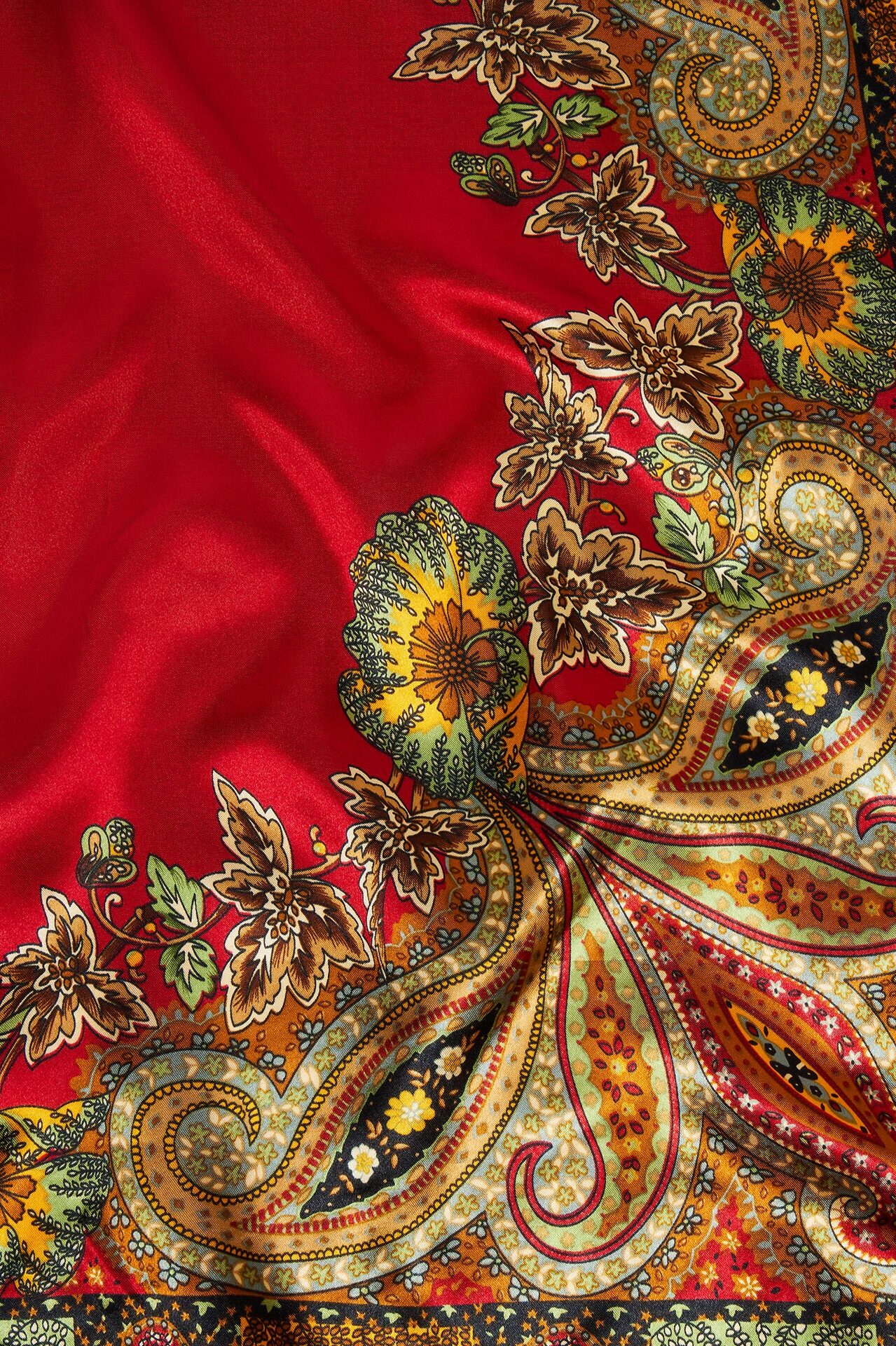 Sunny Shade Head Scarf - Red