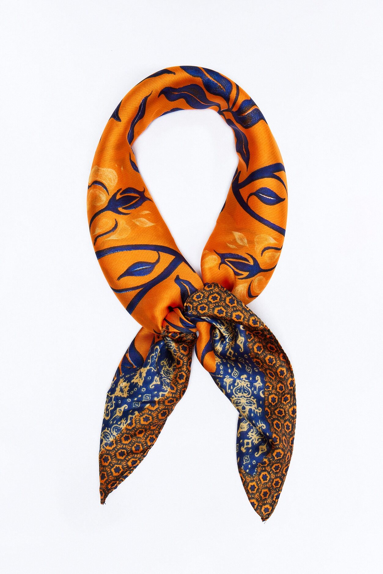 Justine Novelty Head Scarf - Orange