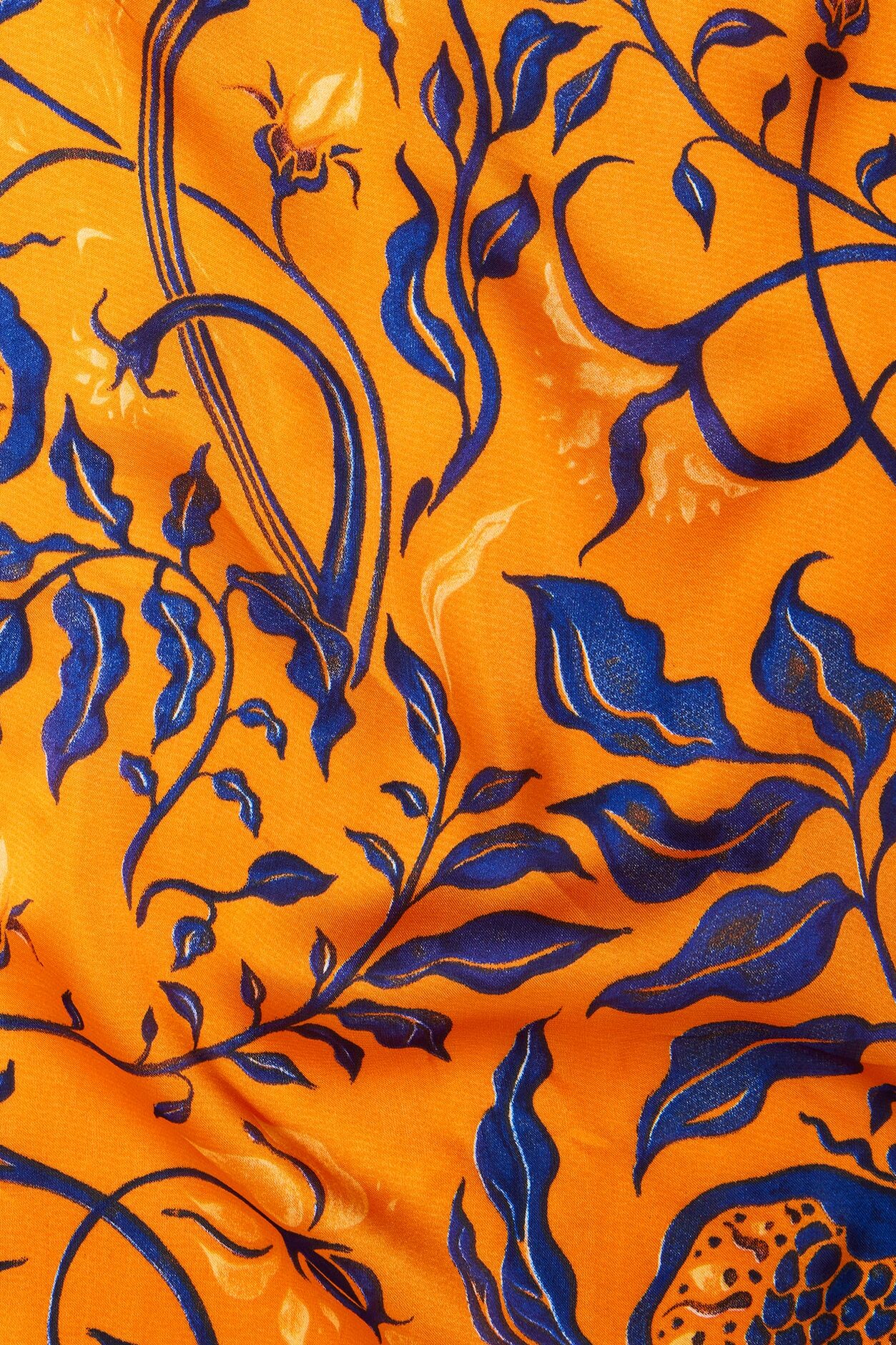 Justine Novelty Head Scarf - Orange