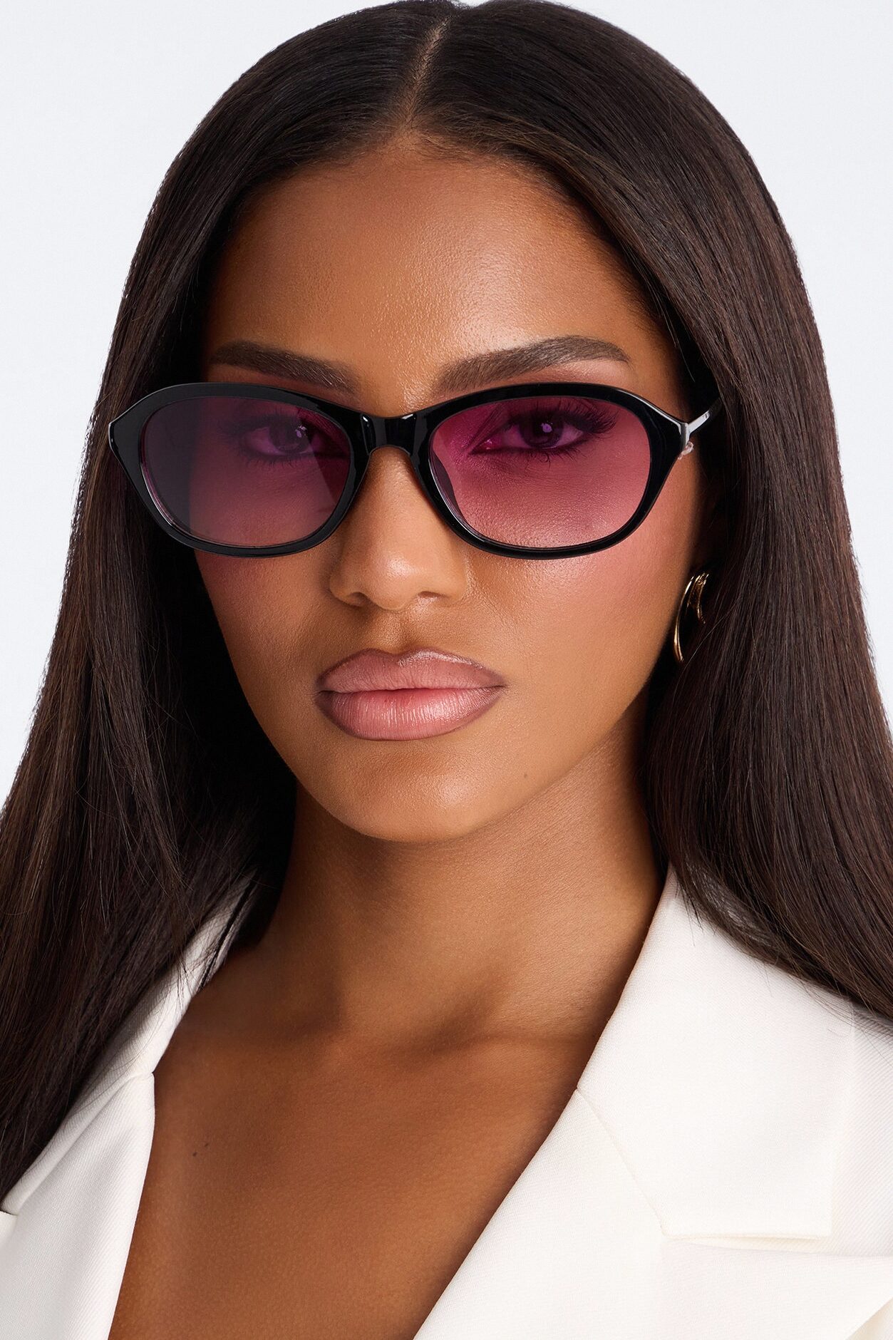 Vacay Vision Sunglasses - Black/Purple