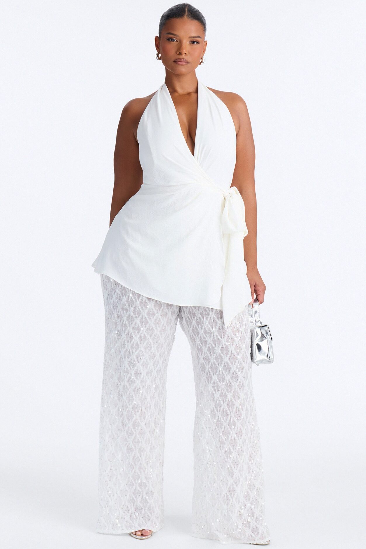 Angel Dreams Sheer Jumpsuit - White