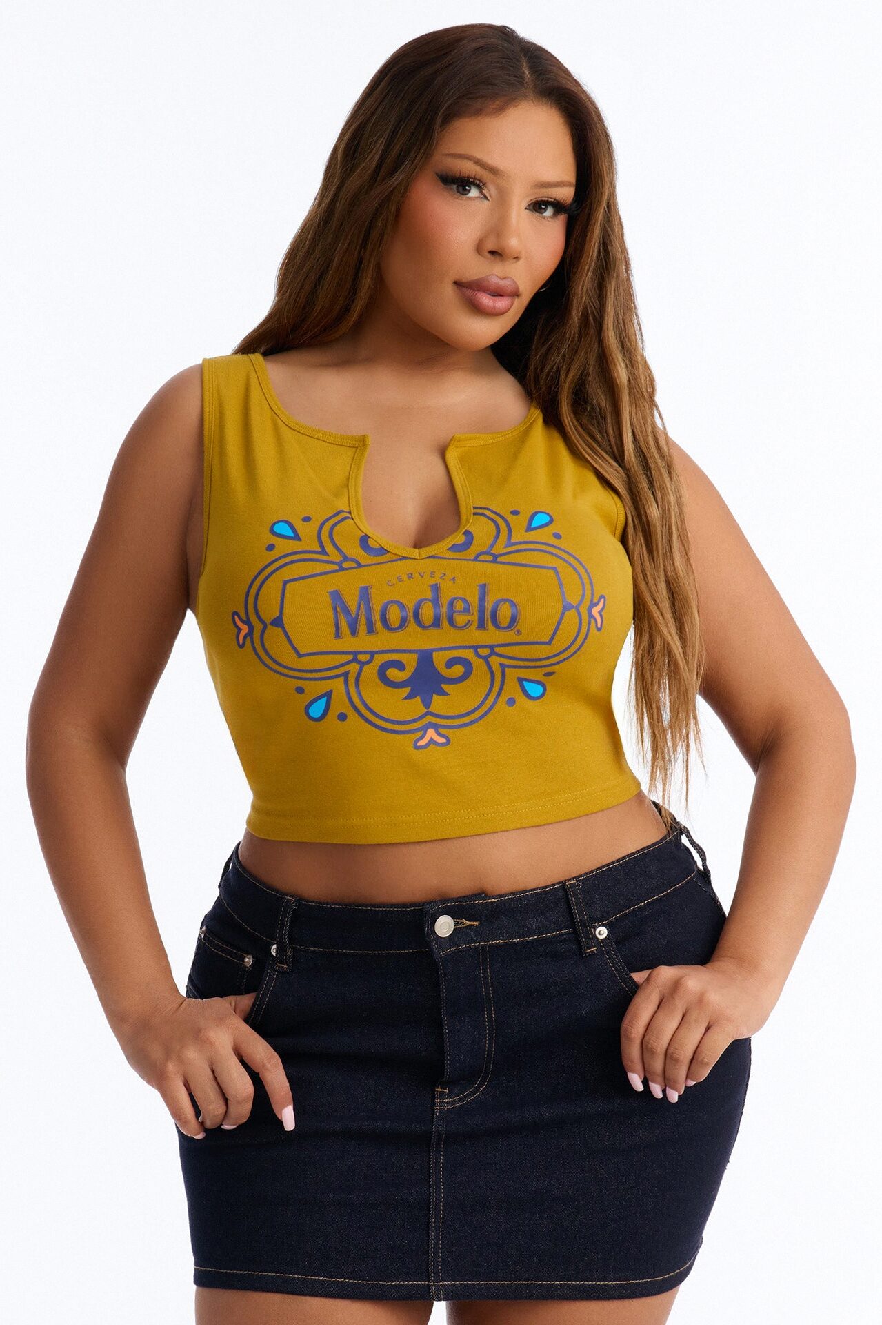 Modelo Collection Tank Top - Mustard