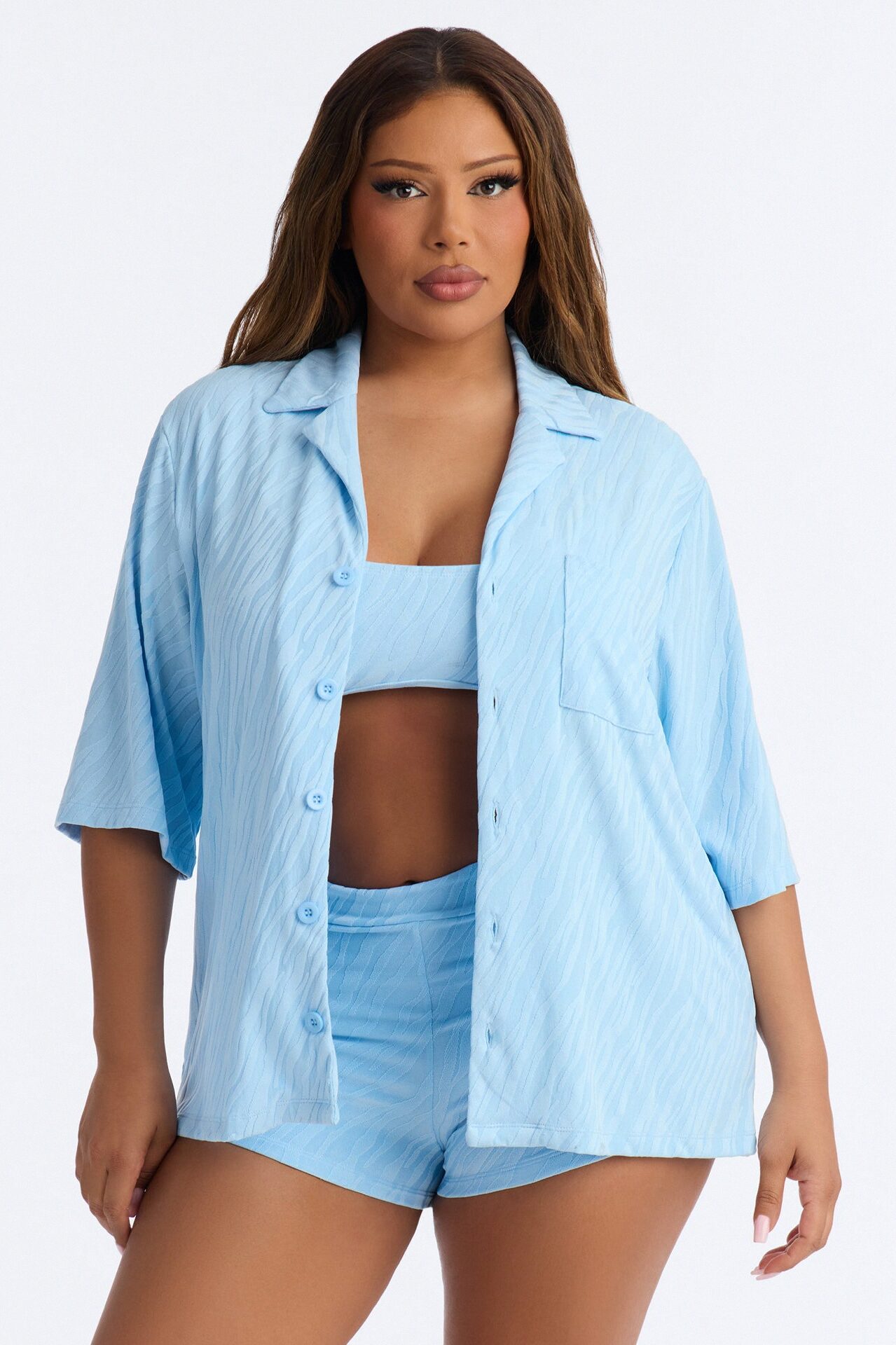 Lagoon Baby 3 Piece Bikini Set - Blue