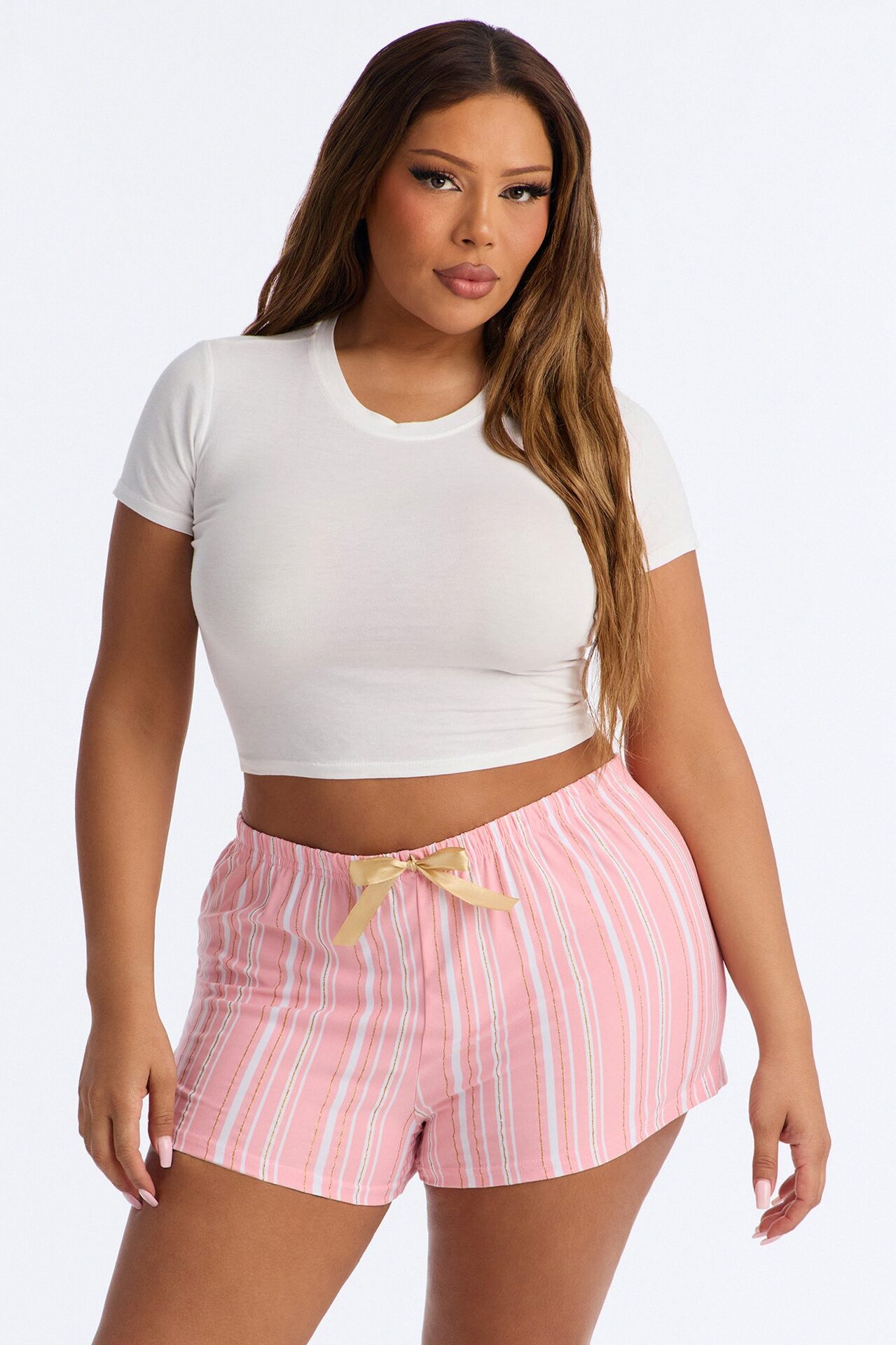 Sweet As Ever PJ Shorts - Pink
