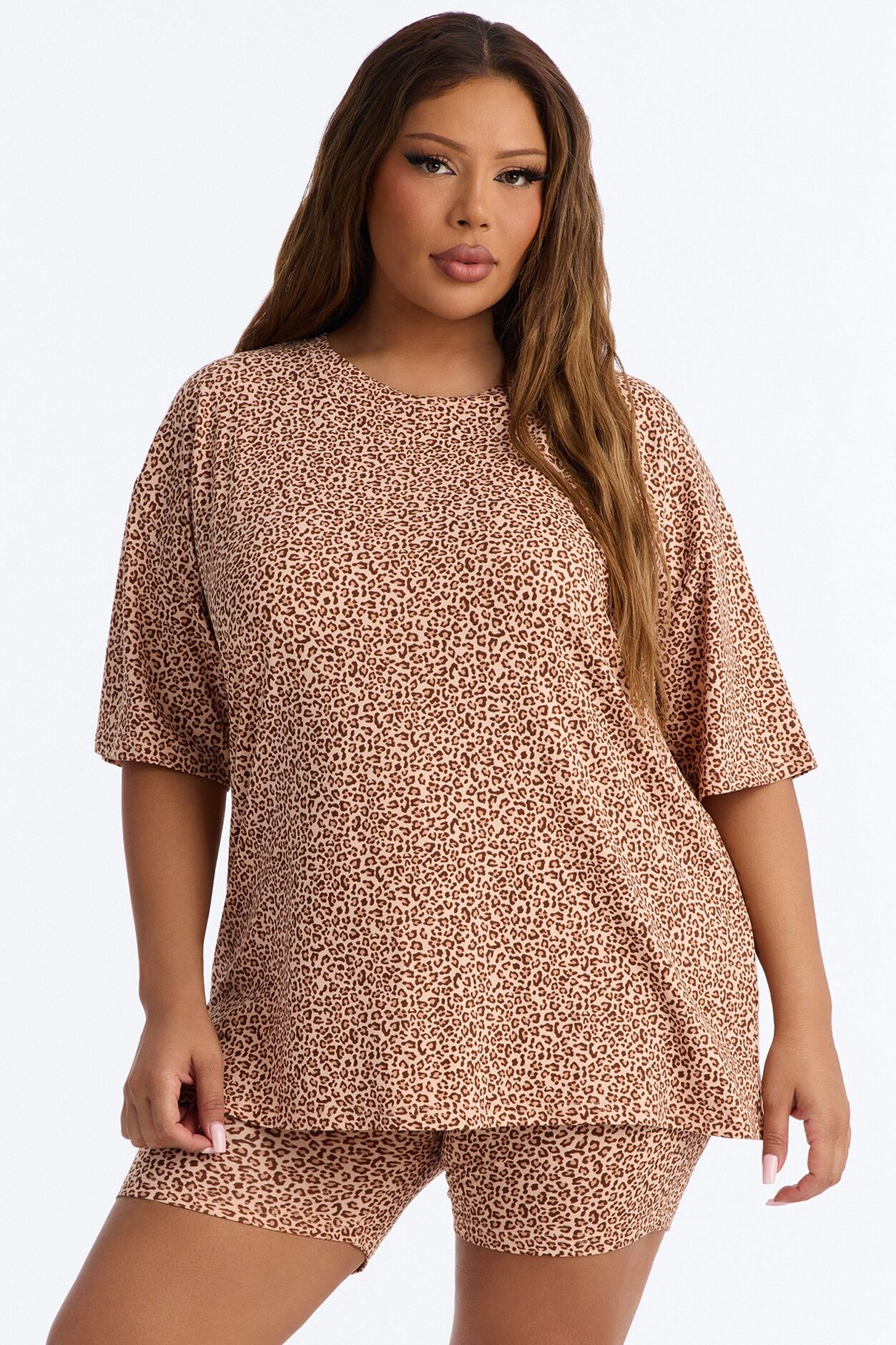 Wild For The Night PJ Boxer Short Set - Leopard