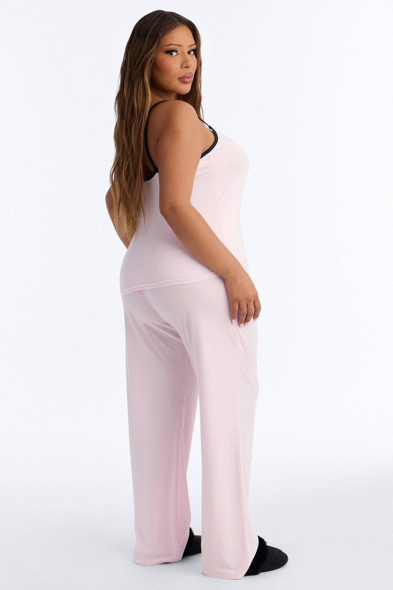 Worthy Of Worship PJ Pant Set - Pink/combo