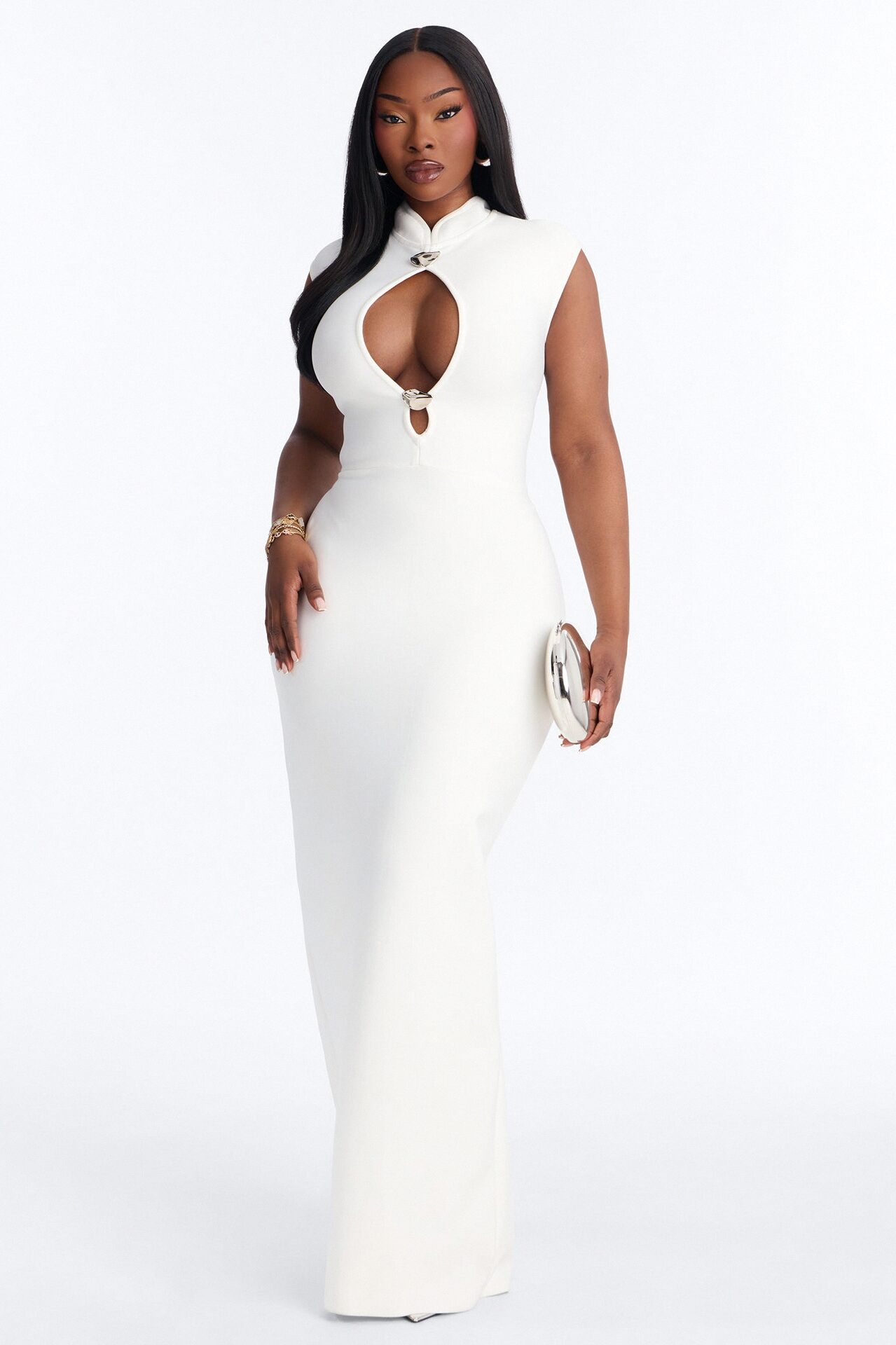 Eileen Bandage Gown - White