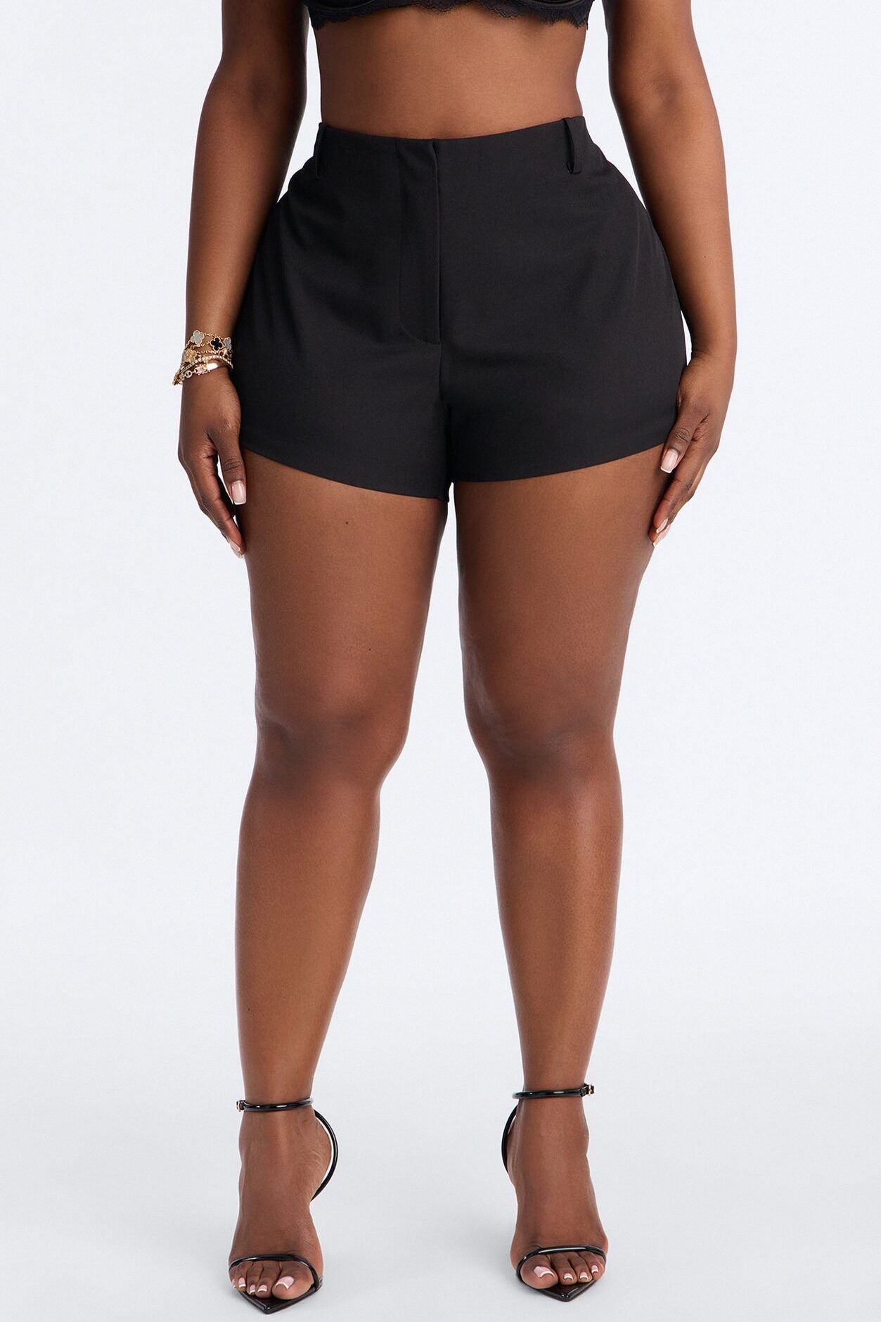 Your New Obsession Mini Trouser Short - Black