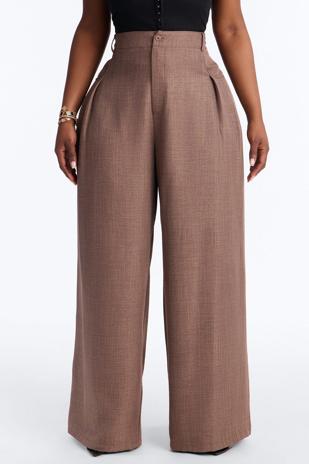 Matson Wide Leg Trouser - Caffe