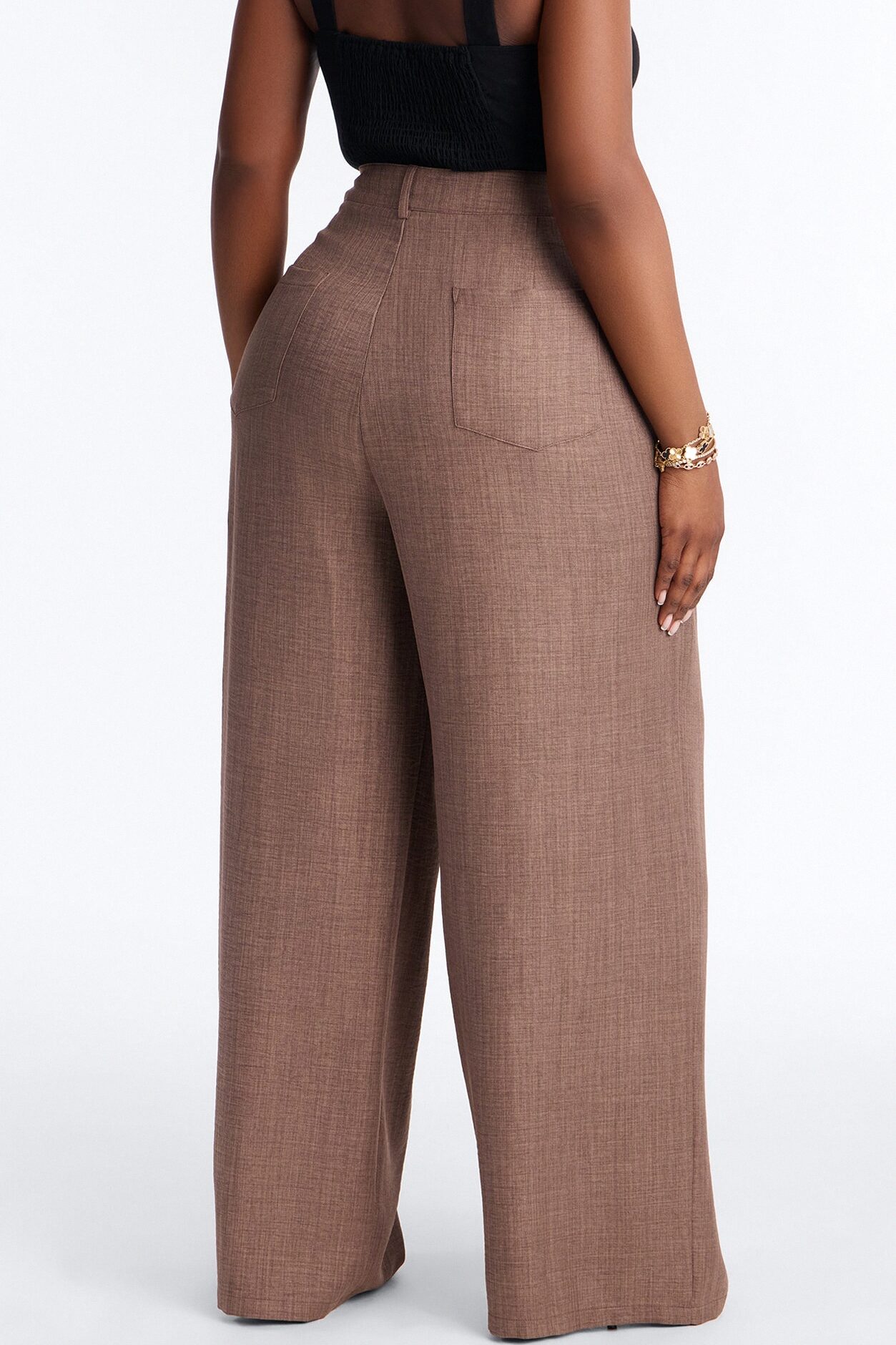 Matson Wide Leg Trouser - Caffe