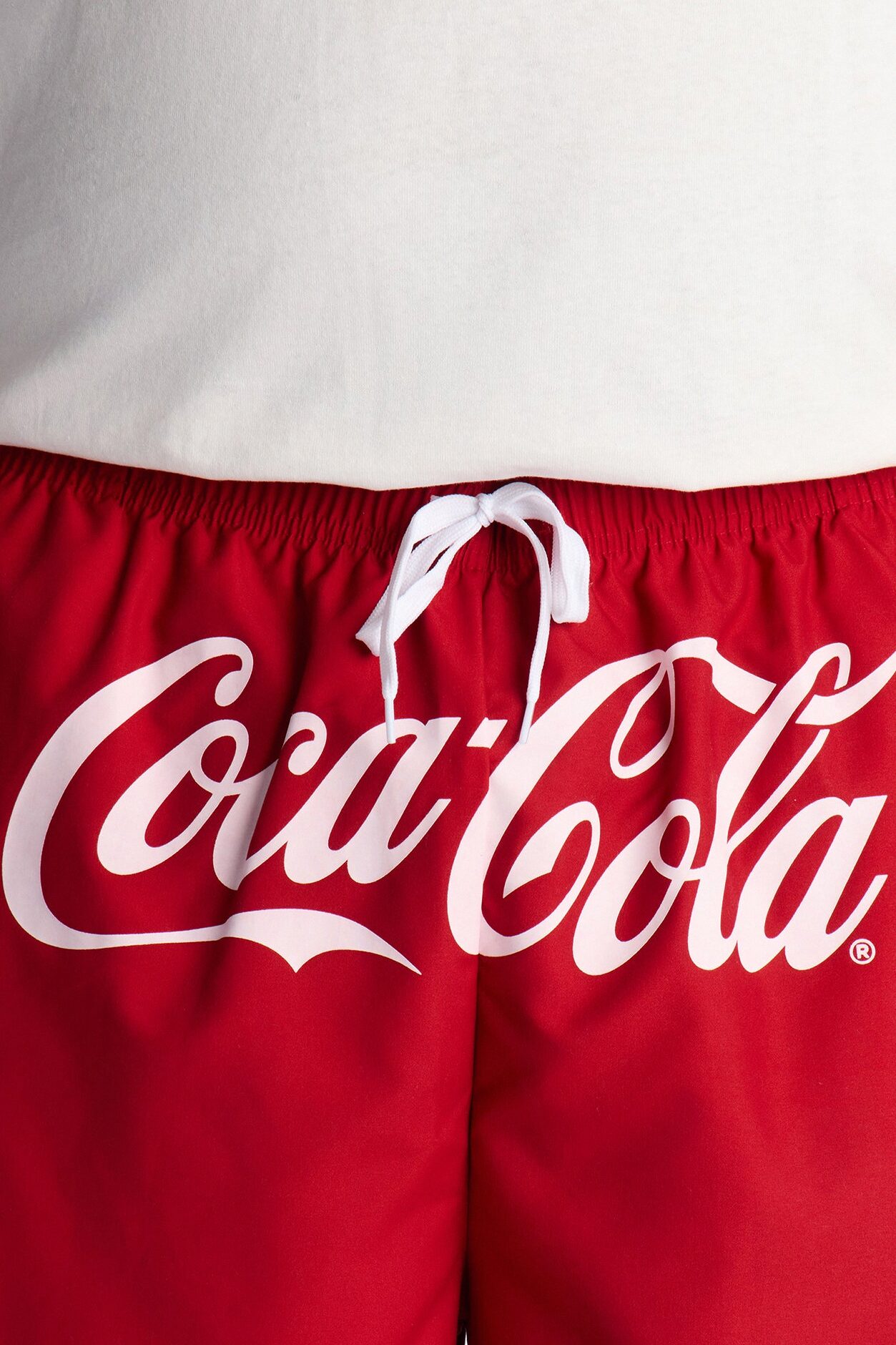 Coca Cola Swim Trunk 7″ - Red