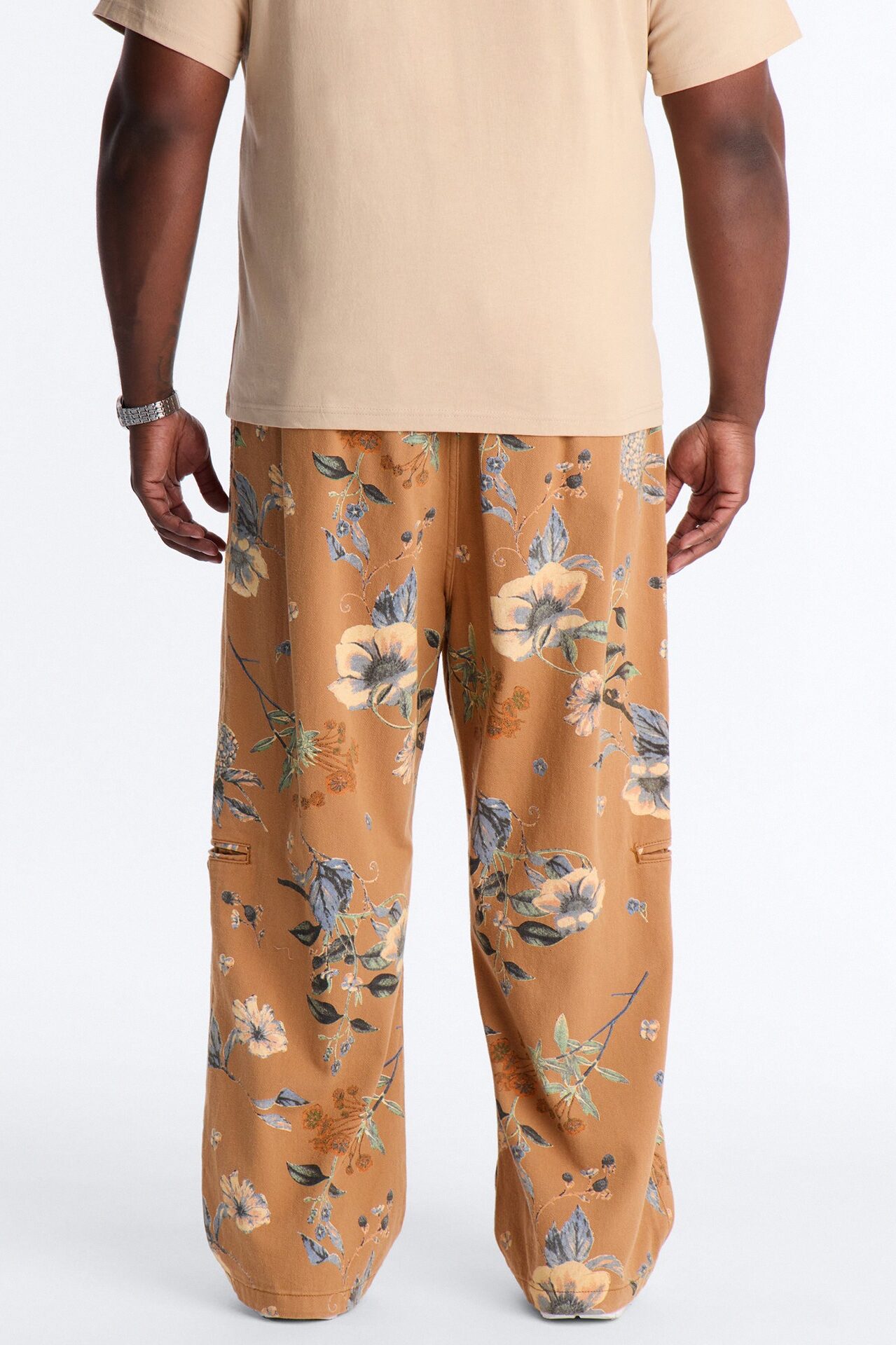 Wide Leg Destiny Flora Pant - Brown