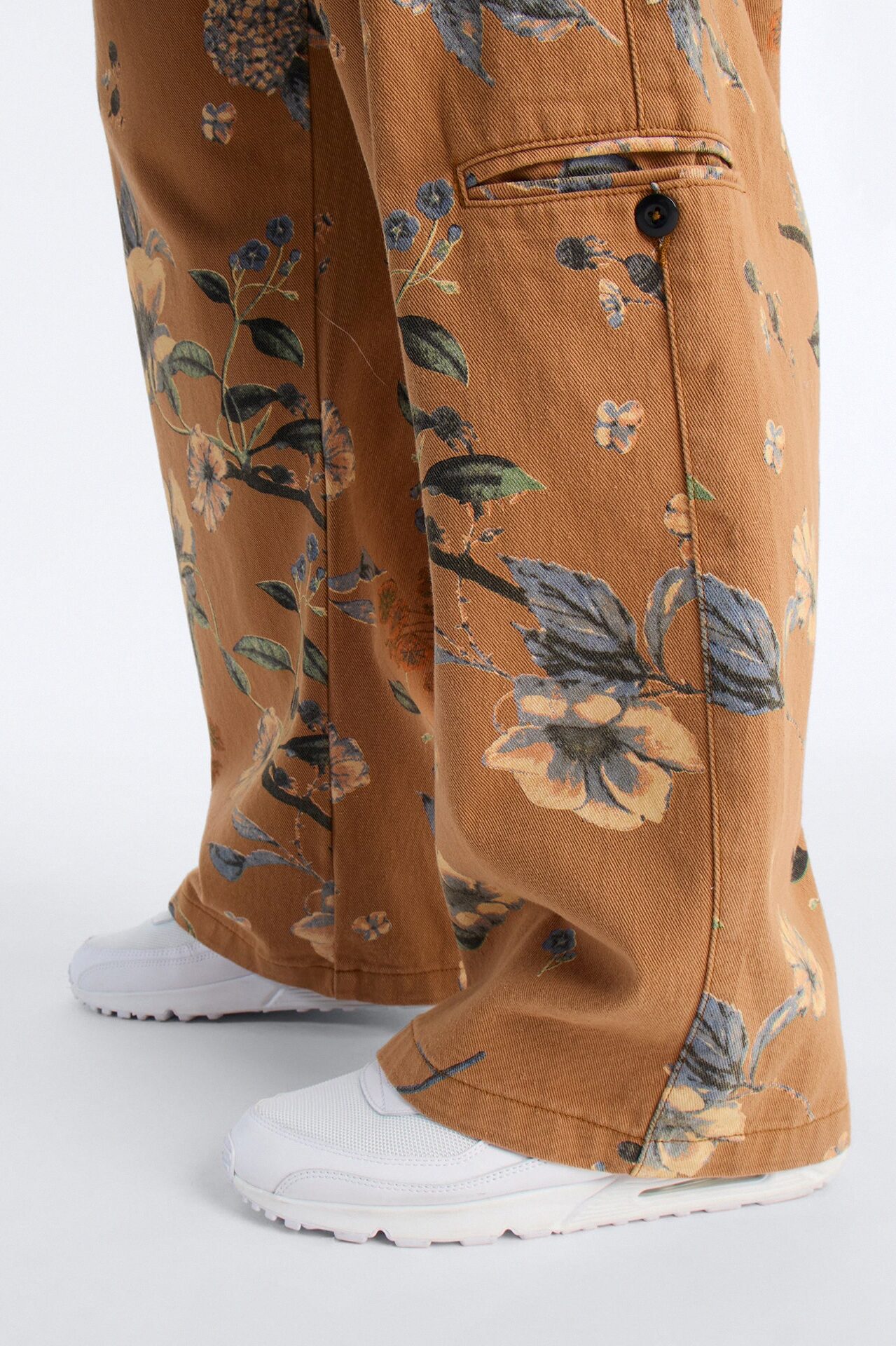 Wide Leg Destiny Flora Pant - Brown