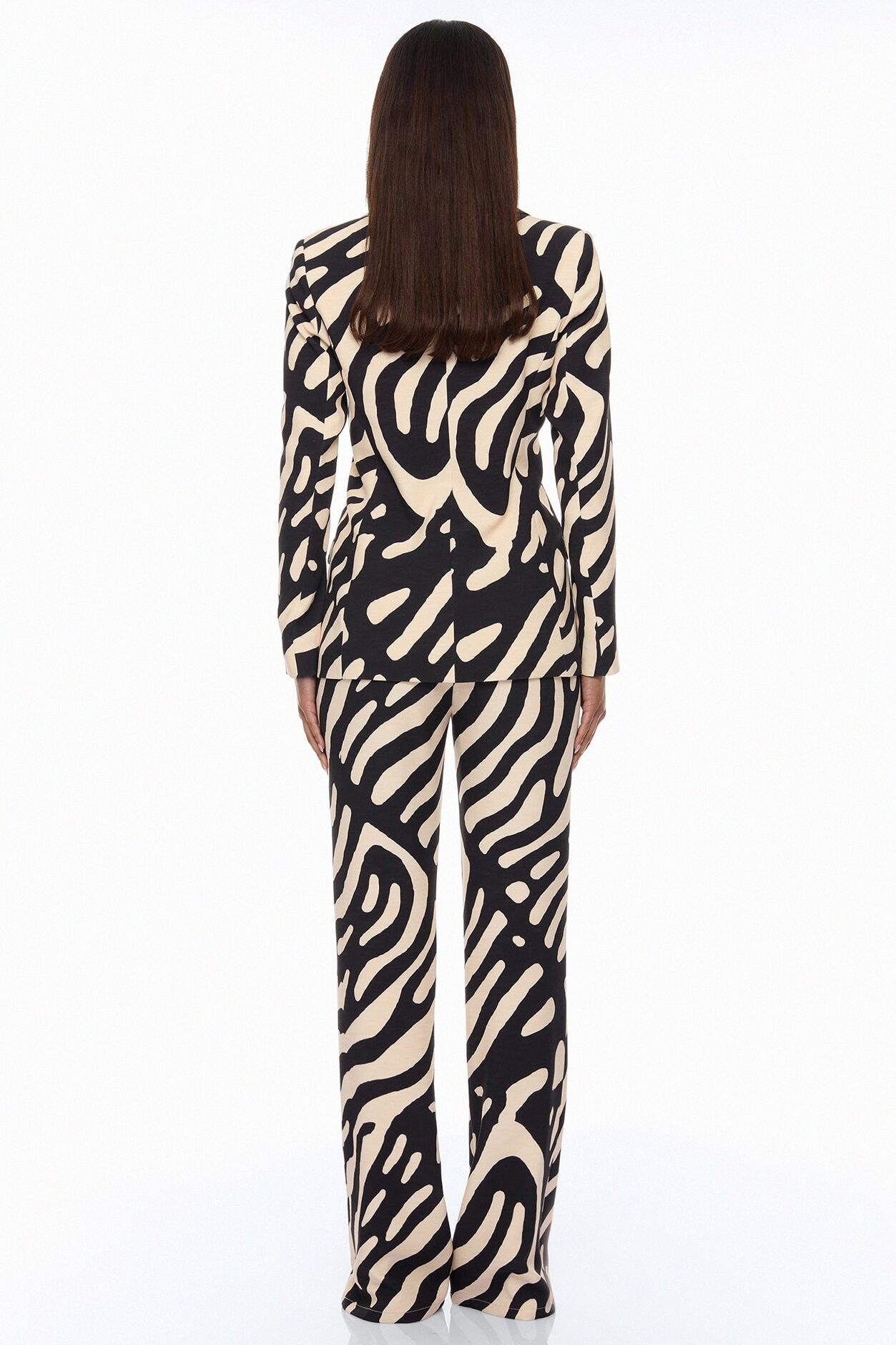 Daydreaming Blazer Pant Set - Black/combo