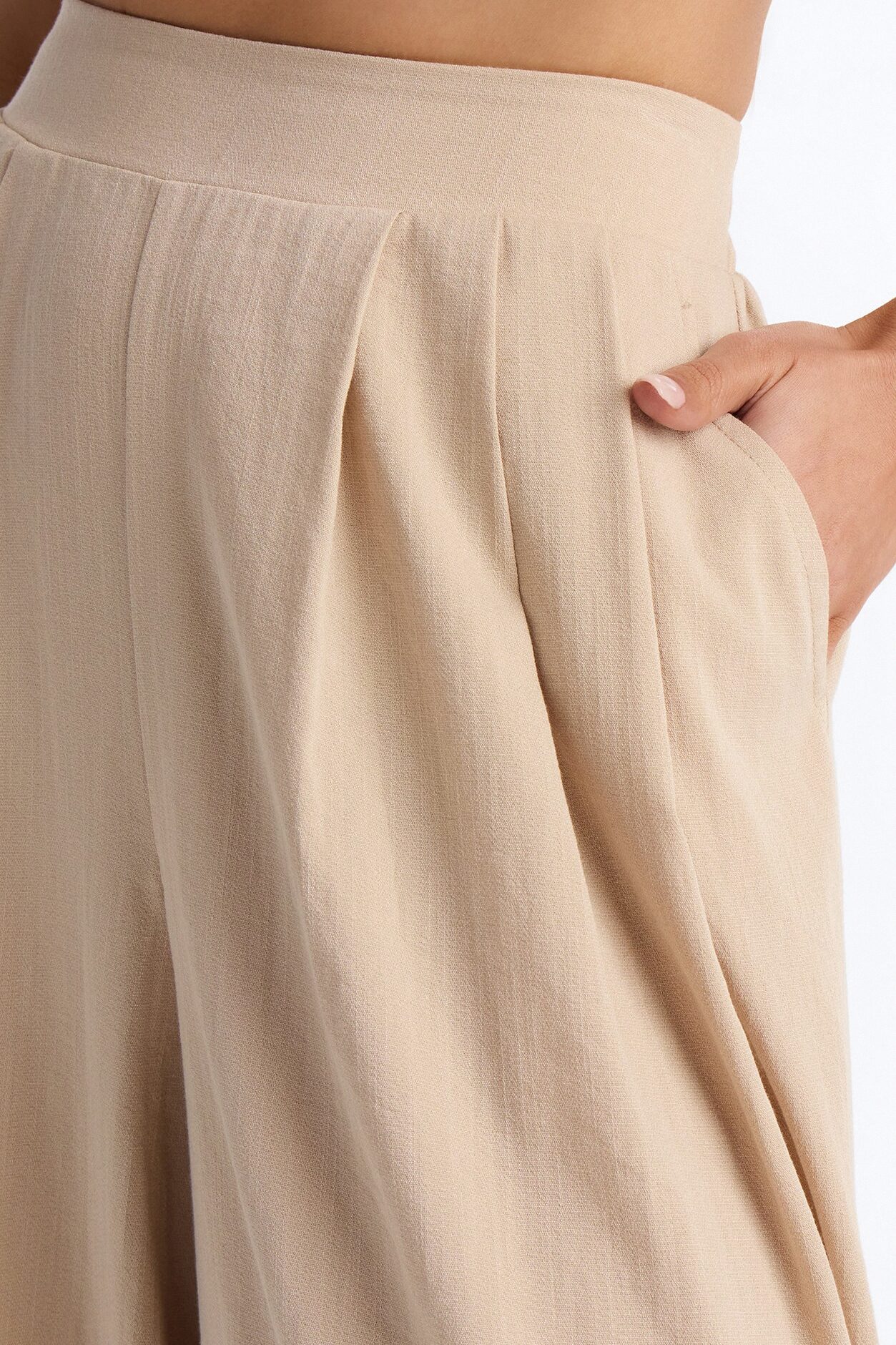 First Time Around Linen Pant Set - Taupe