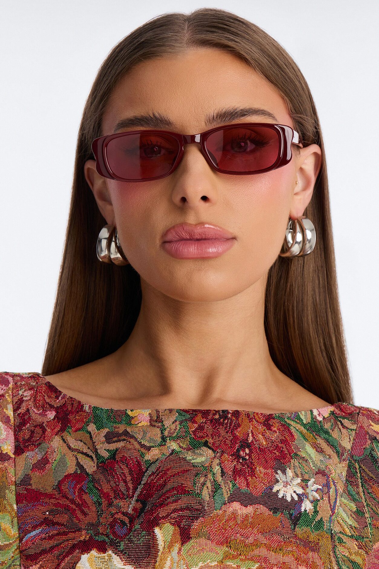 Our Song Sunglasses - Burgundy