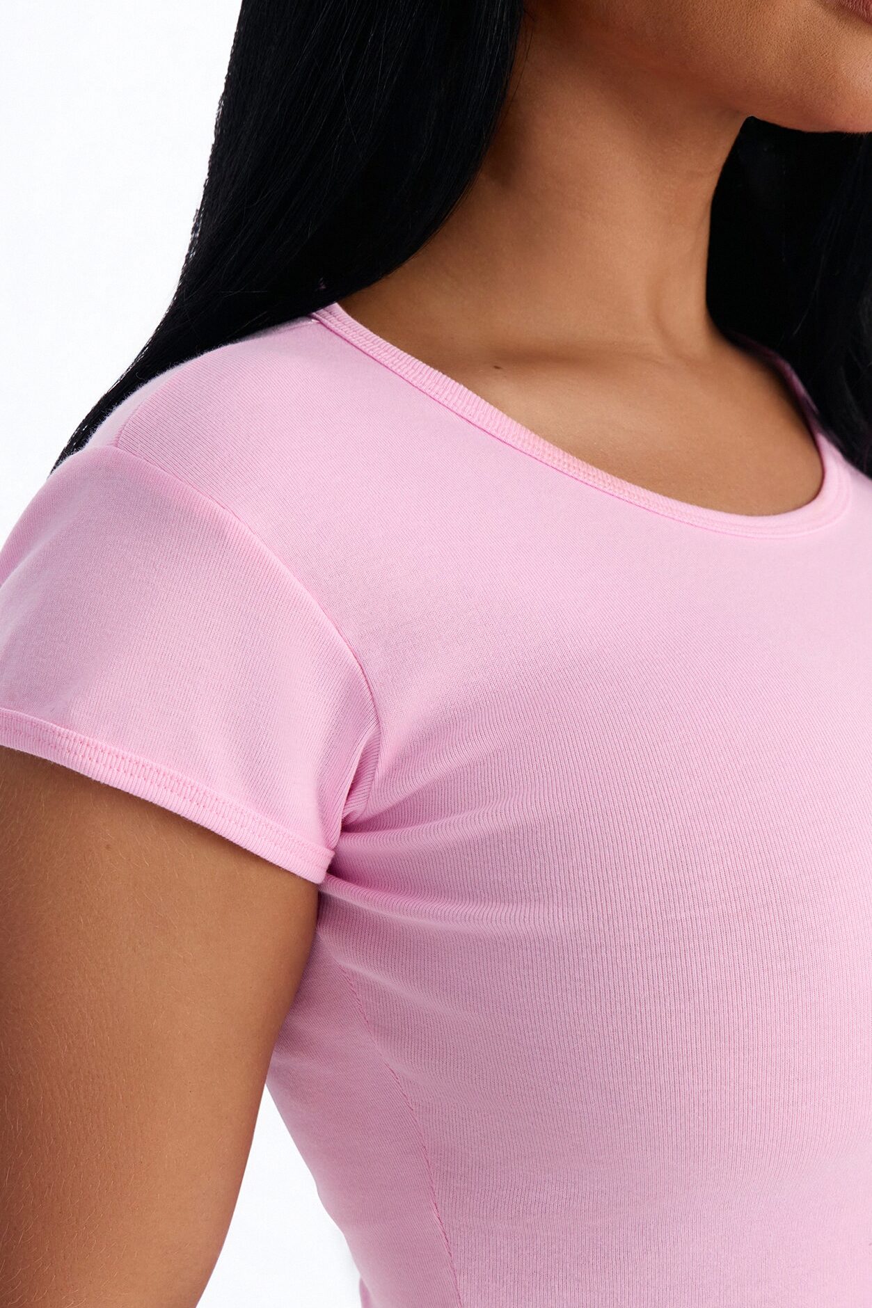 Kierra Baby Tee - Pink