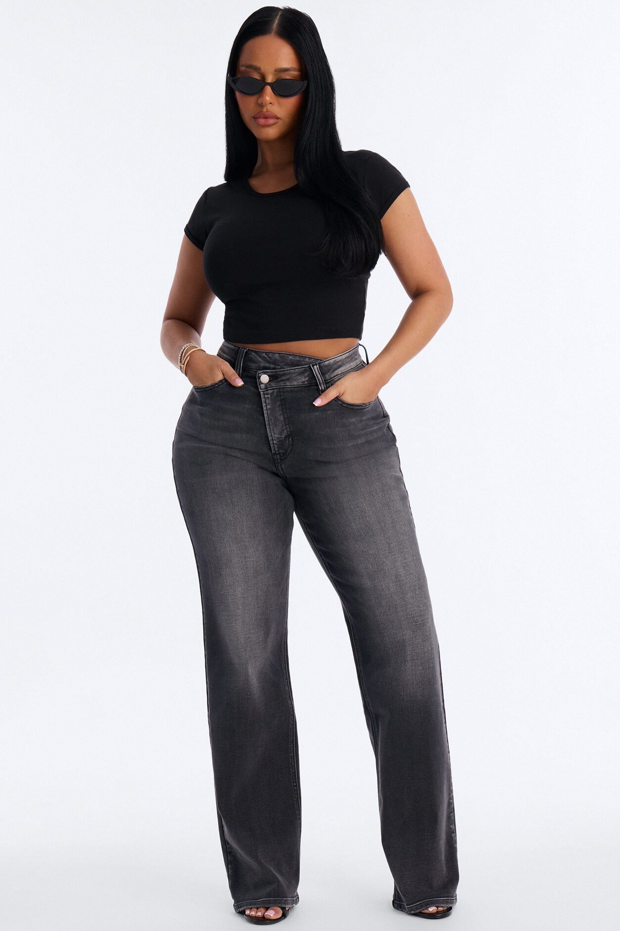 Kierra Baby Tee - Black
