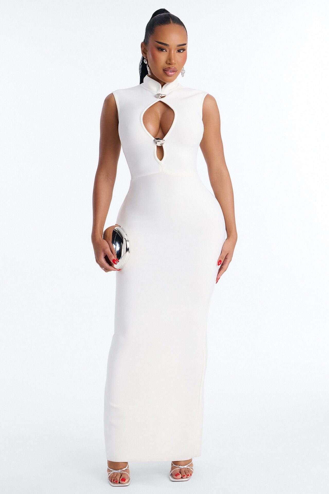 Eileen Bandage Gown - White