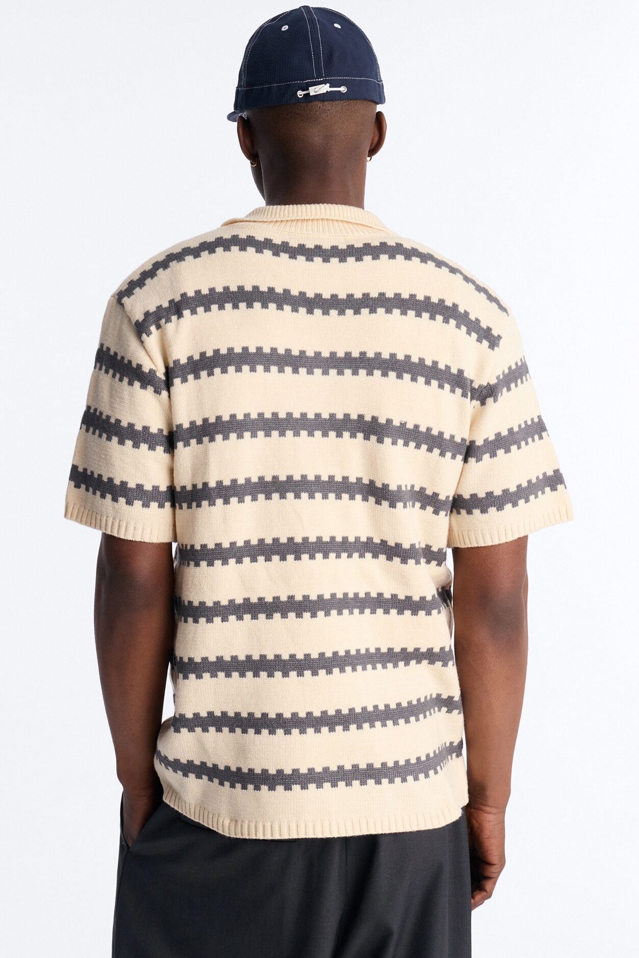 Ripple Stripe Johnny Polo - Charcoal