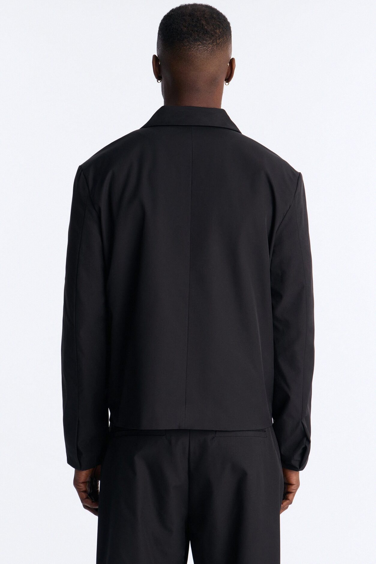Heirloom Cropped Double Breasted Blazer - Black